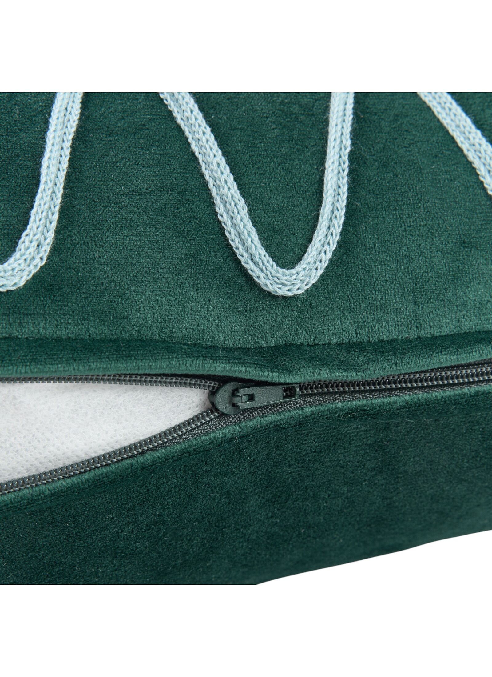 CUSHION (48X30) VELVET GREEN