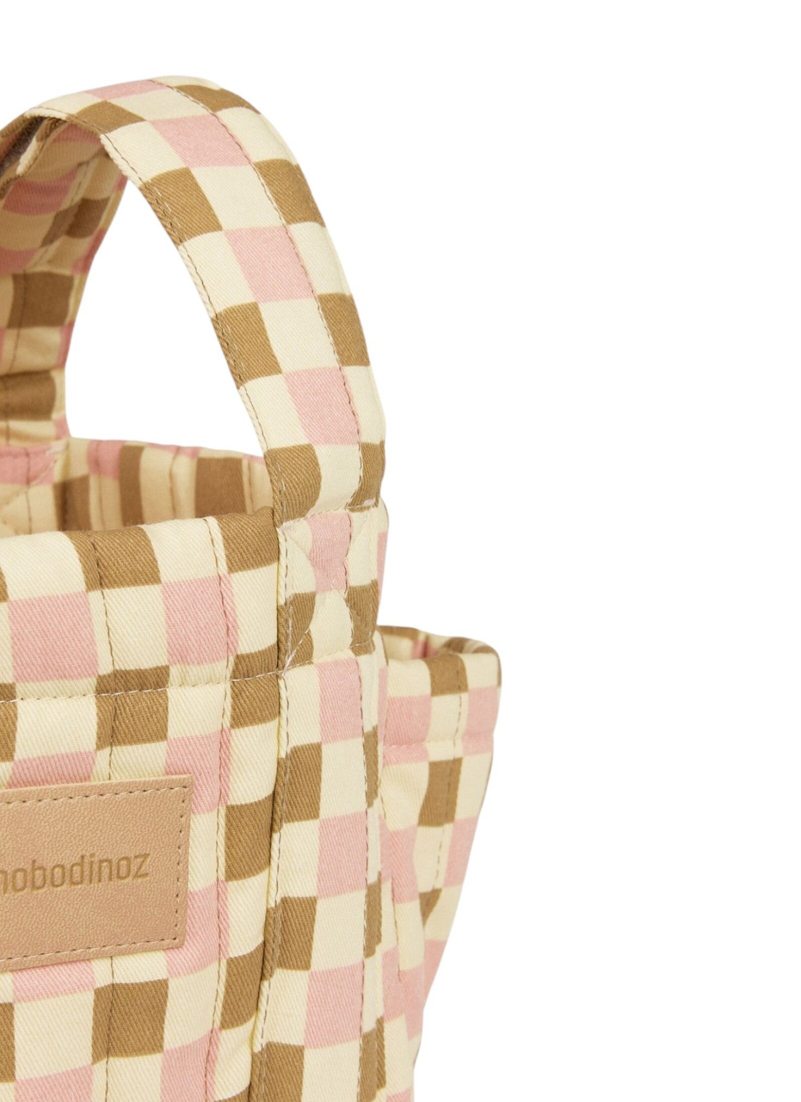 STROLLER ORGANIZER YELLOW PINK MOSAIC