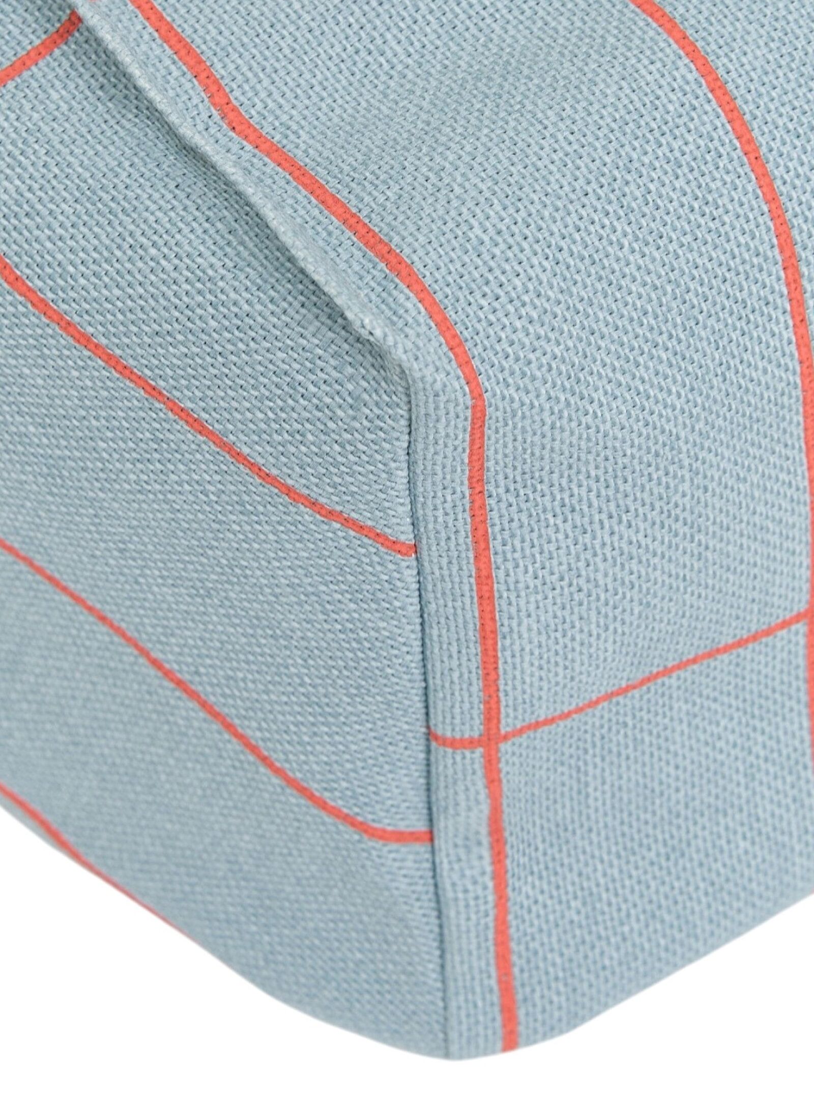 BEANBAG ARMCHAIR BLUE RED GRID