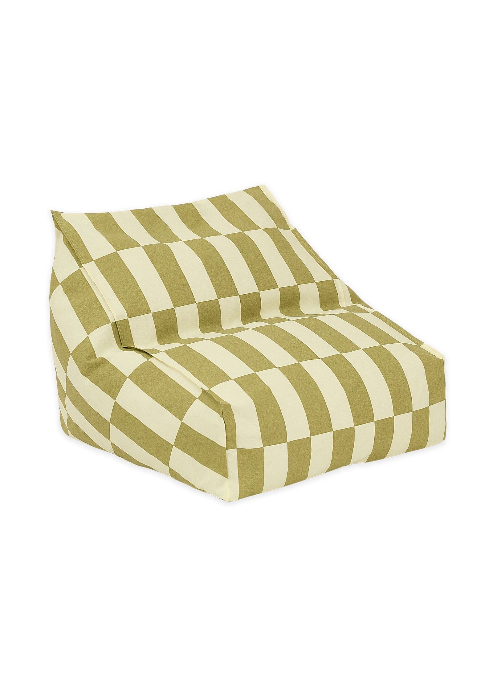 CHILDREN'S OUTDOOR POUF ARMCHAIR LIMES TILES
