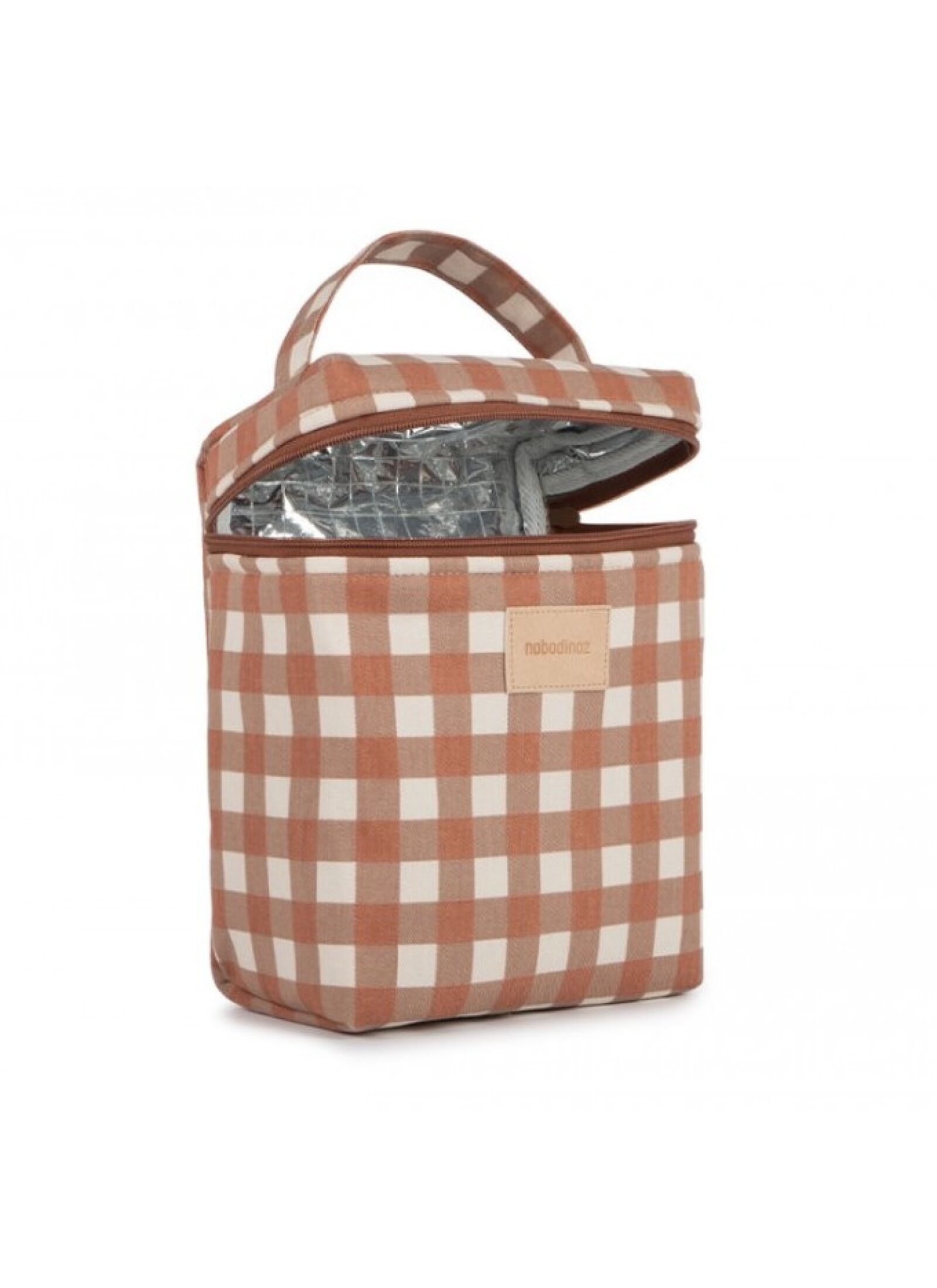 ISOTHERMAL LUNCH BAG HYDE PARK TERRACOTTA CHECKS
