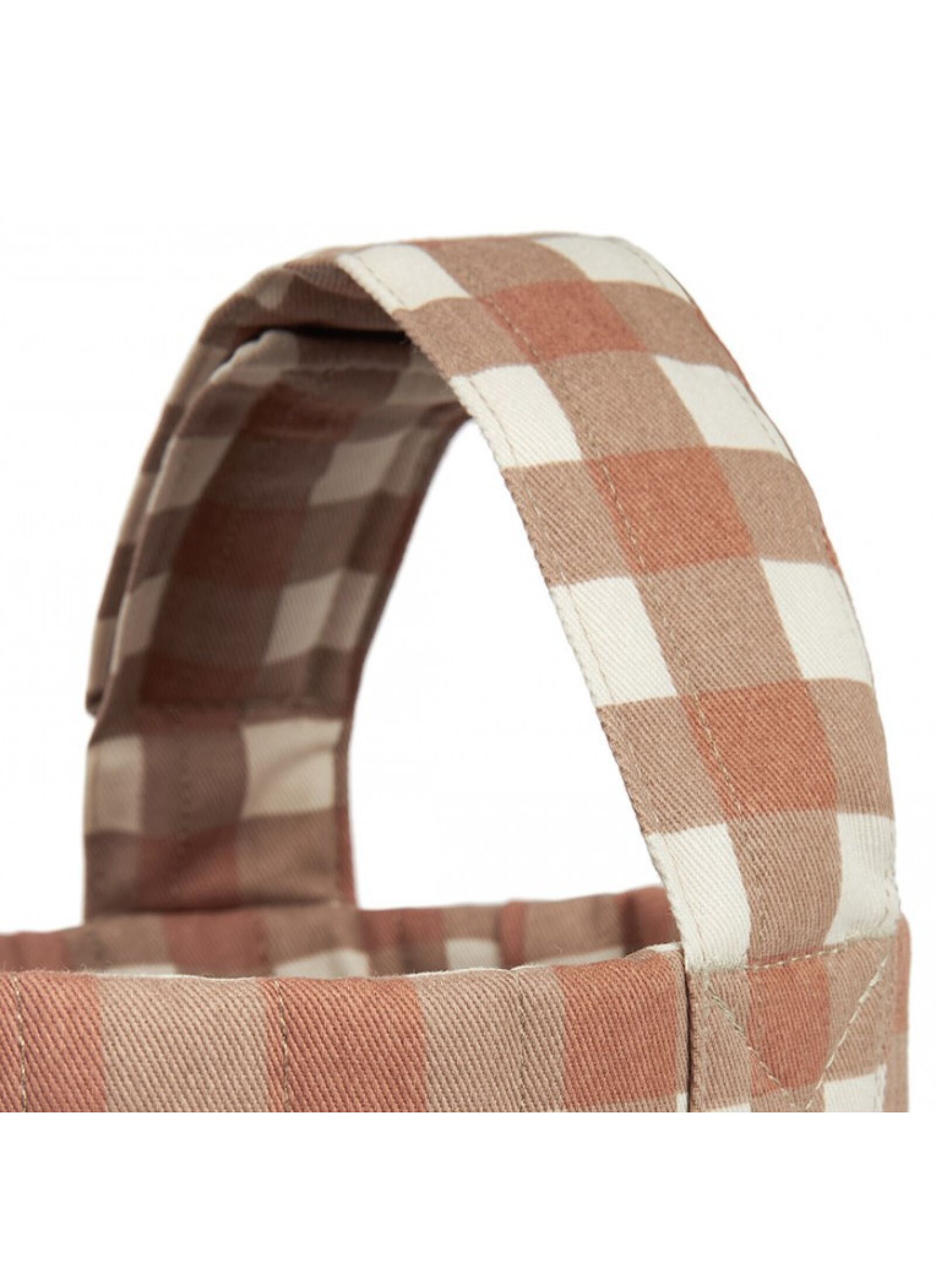 STROLLER ORGANIZER HYDE PARK TERRACOTTA CHECKS