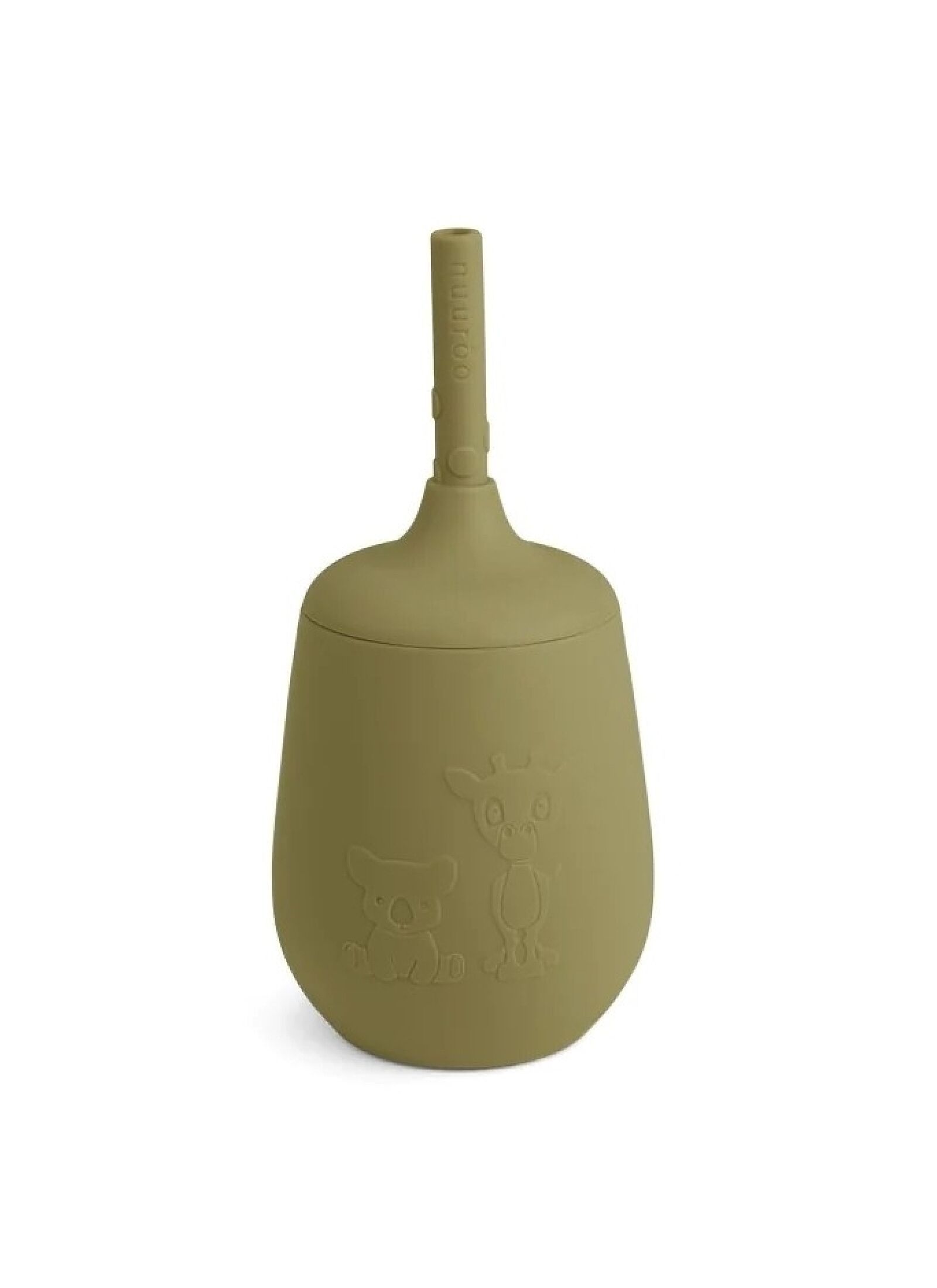 STRAW CUP ADITA OLIVE GREEN