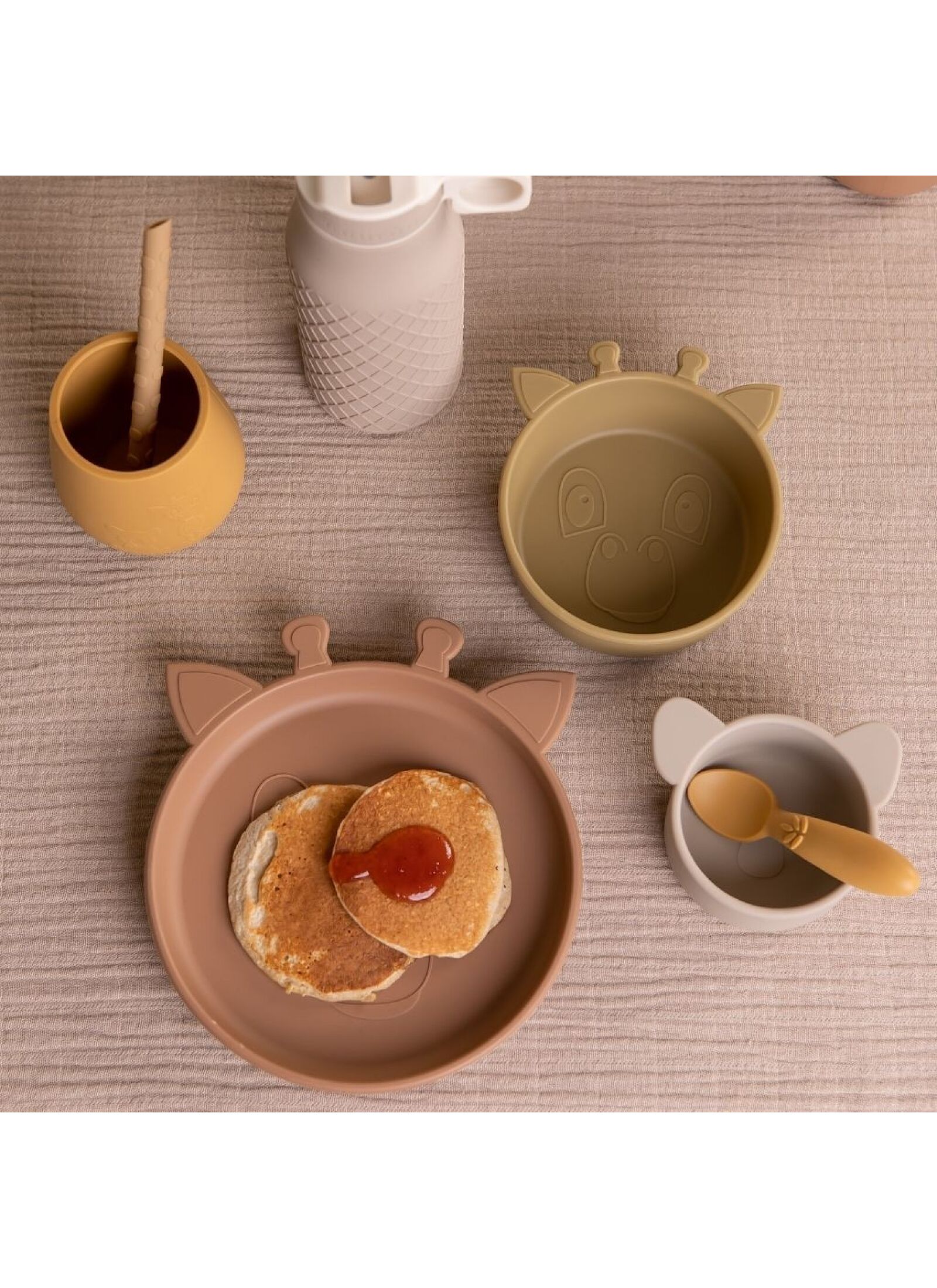 SILICONE DINNER SET EDDY COBBLESTONE