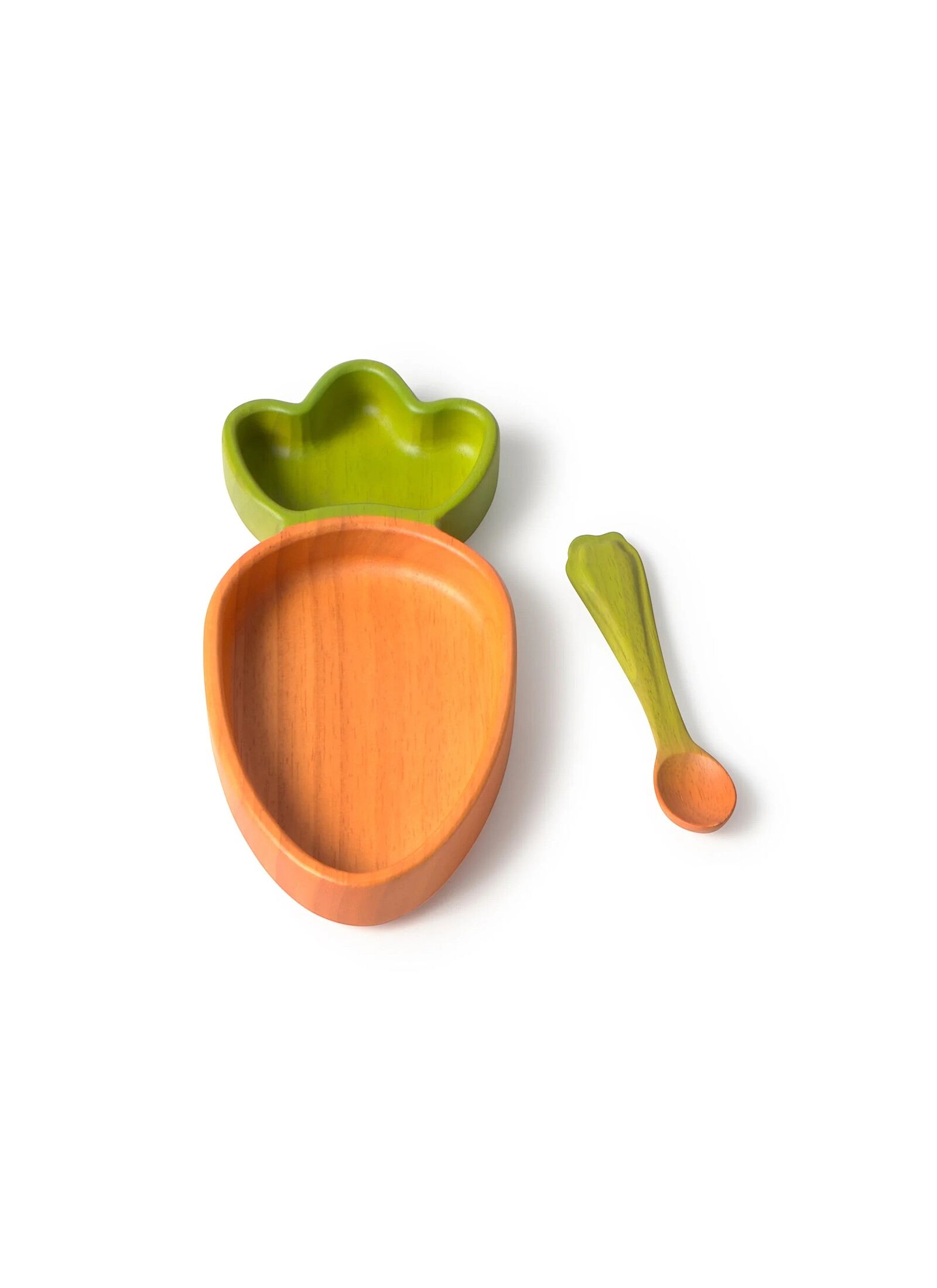 SET PLATE &AMP; SPOON CARROT