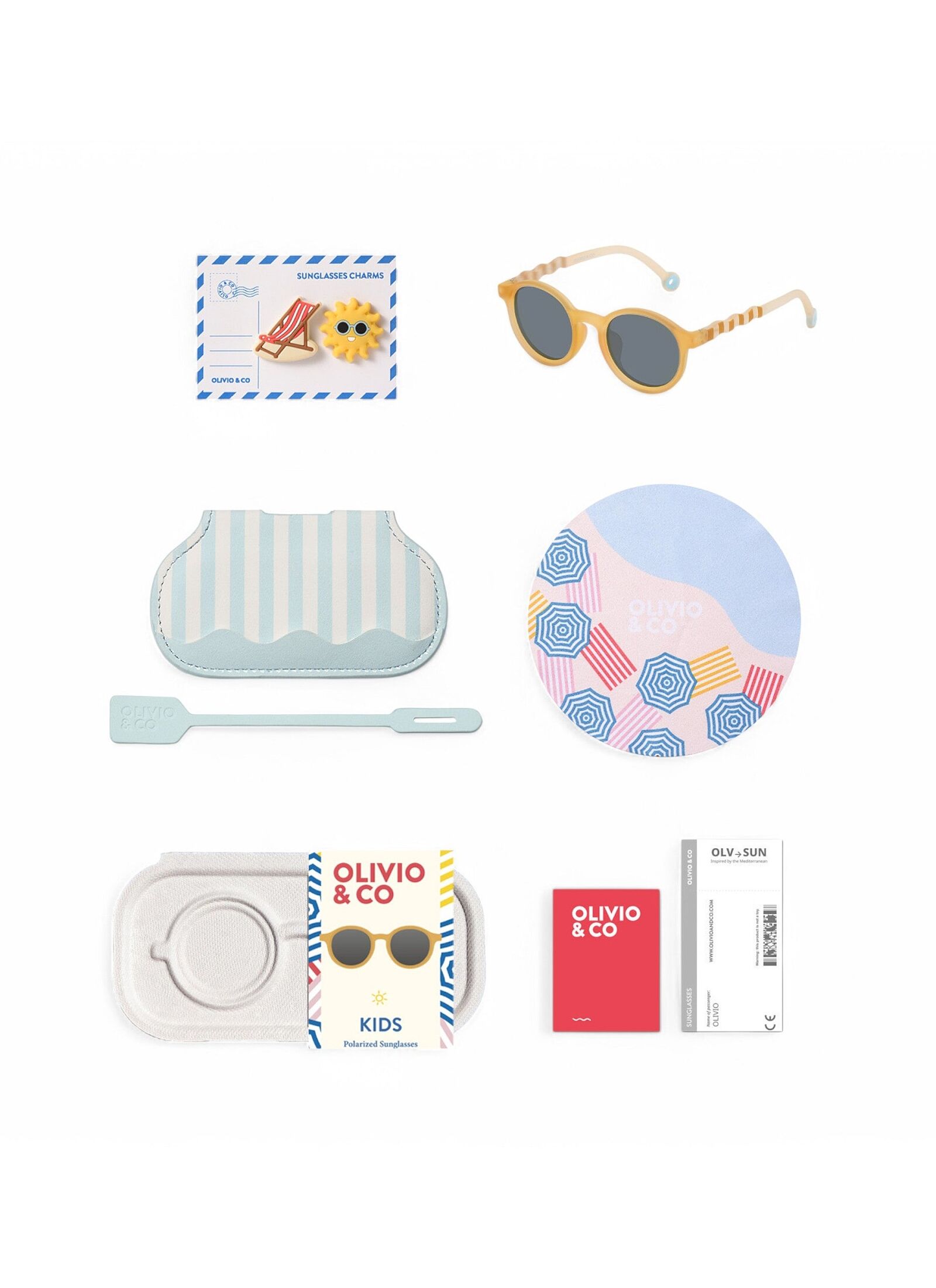 CHILDREN'S SUNGLASSES (3-5Y) VACATION YELLOW