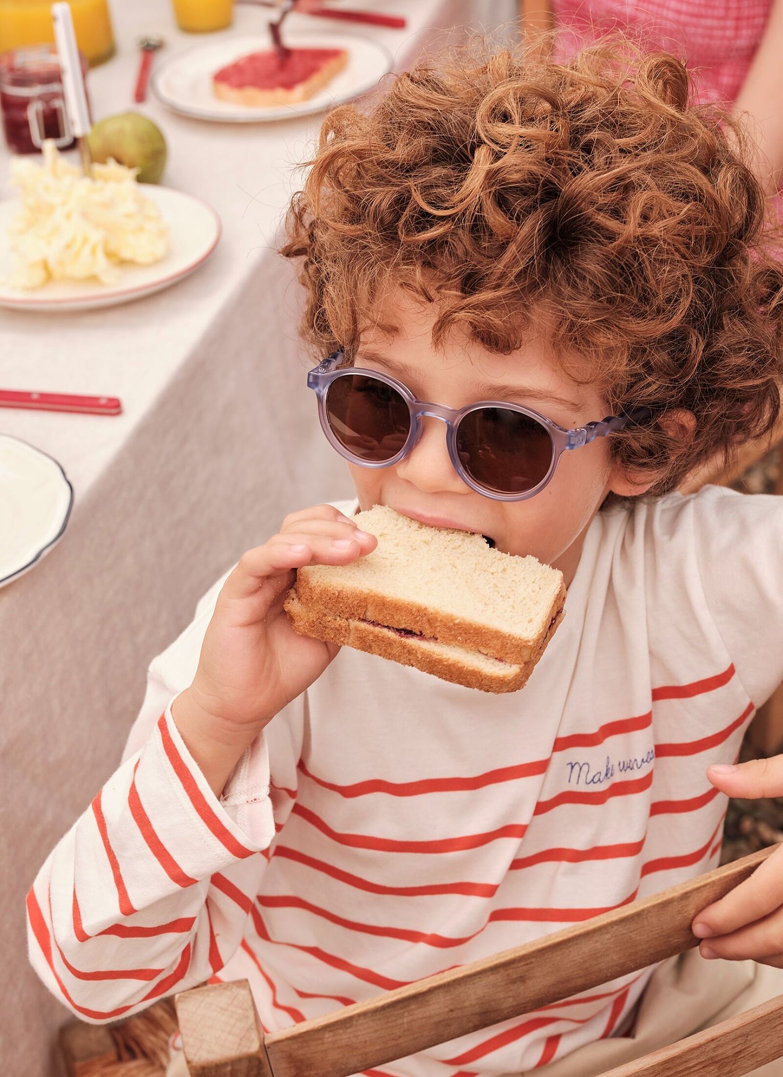CHILDREN'S SUNGLASSES (3-5Y) BREASFAST ART APRICOT