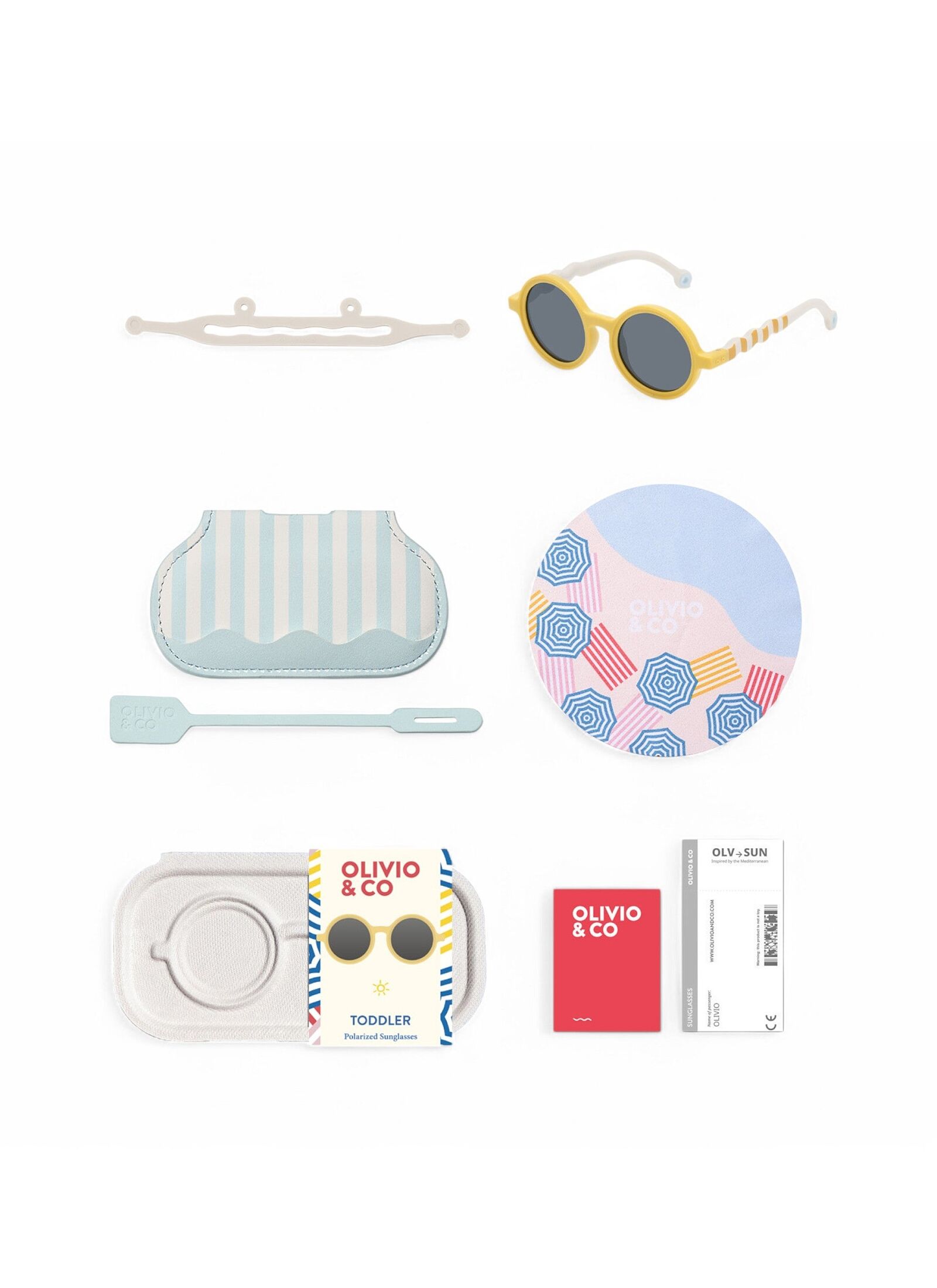 CHILDREN'S SUNGLASSES (18-36M) VACATION YELLOW