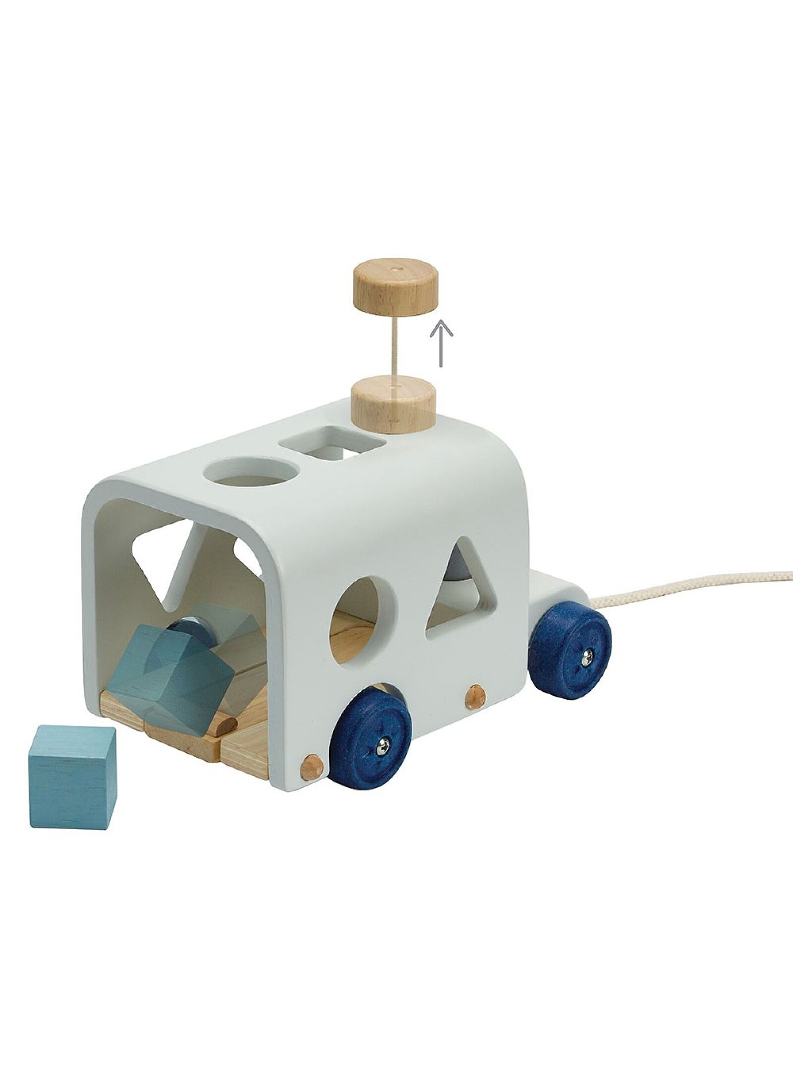 WOODEN SORTING BUS