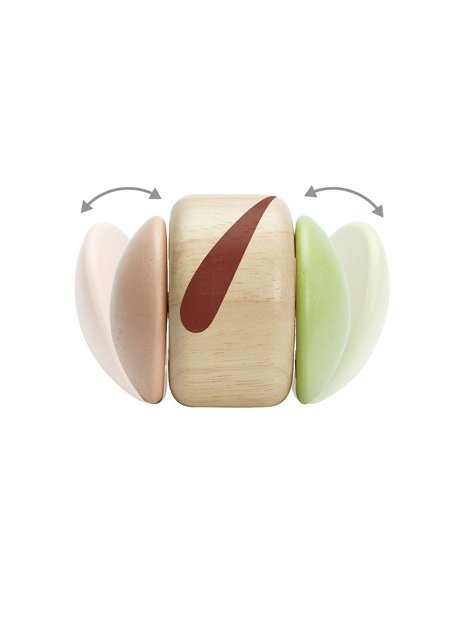 WOODEN CLAPPING ROLLER RUSTIC