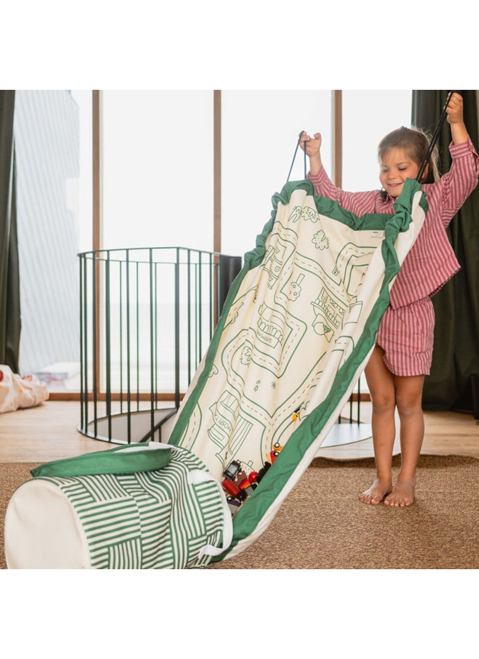 PLAYMAT-STORAGE BASKET HIGHWAY