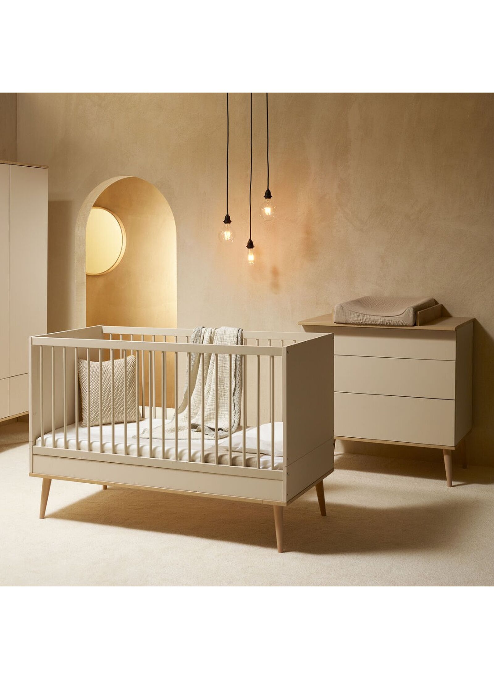 CRIB FLOW CLAY &AMP; OAK