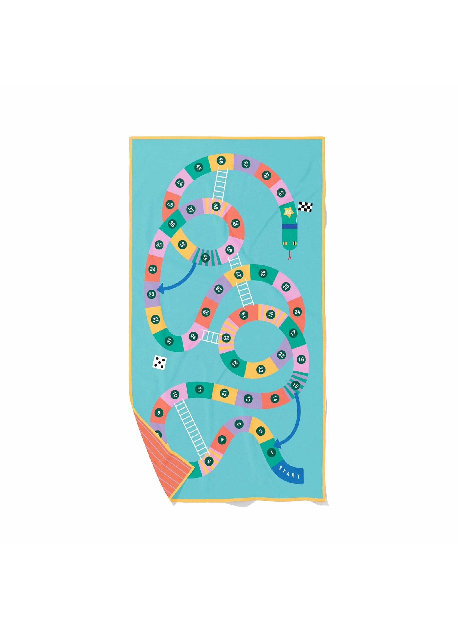 CHILDREN'S BEACH TOWEL SNAKE