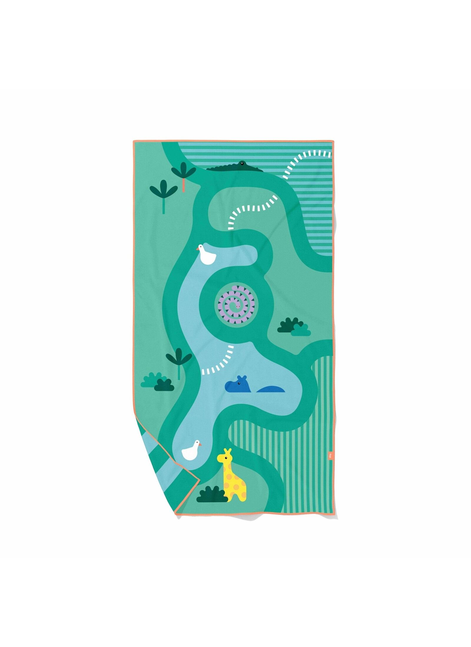 CHILDREN'S BEACH TOWEL SAFARI