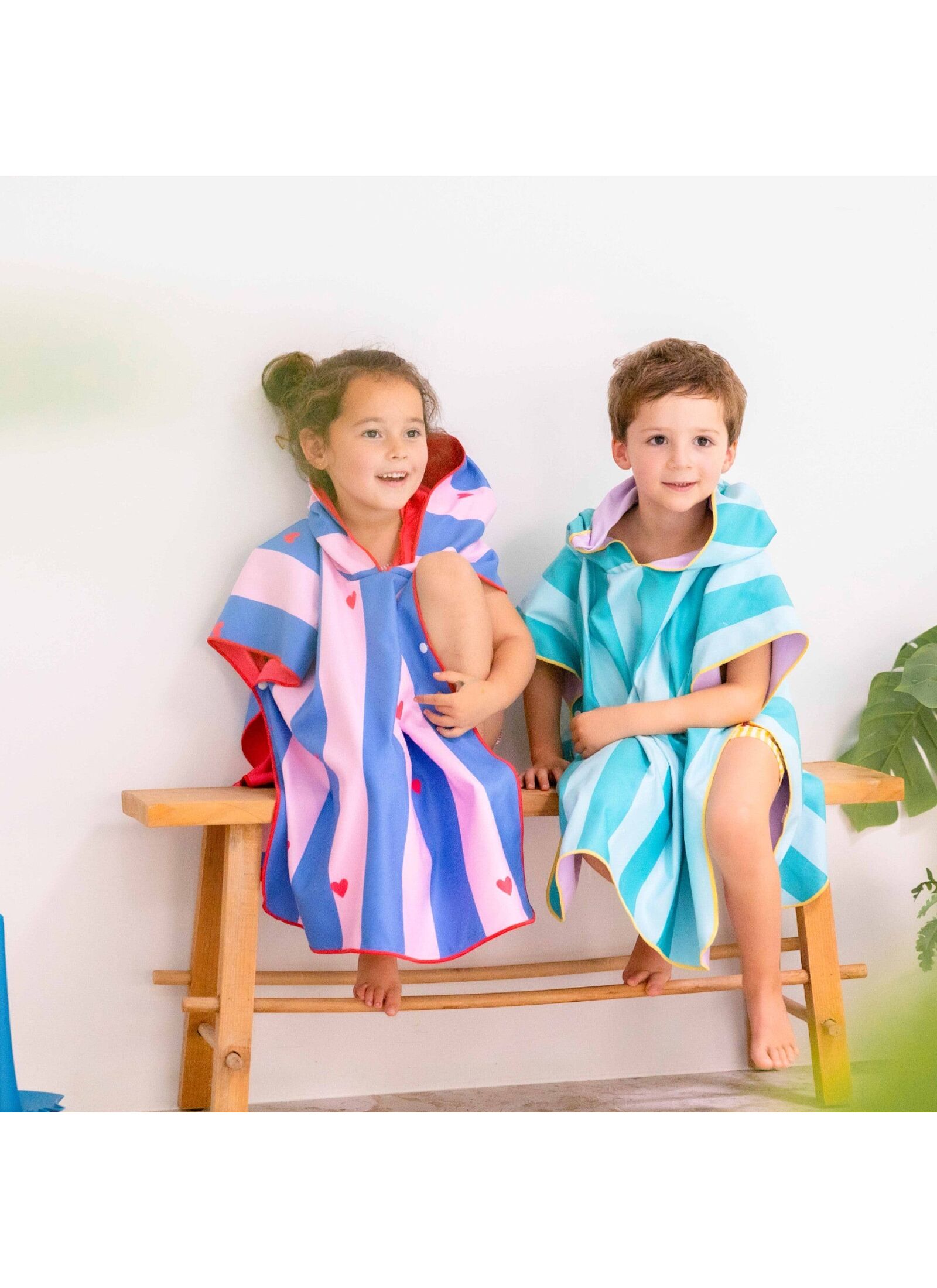 KIDS PONCHO CHERRY