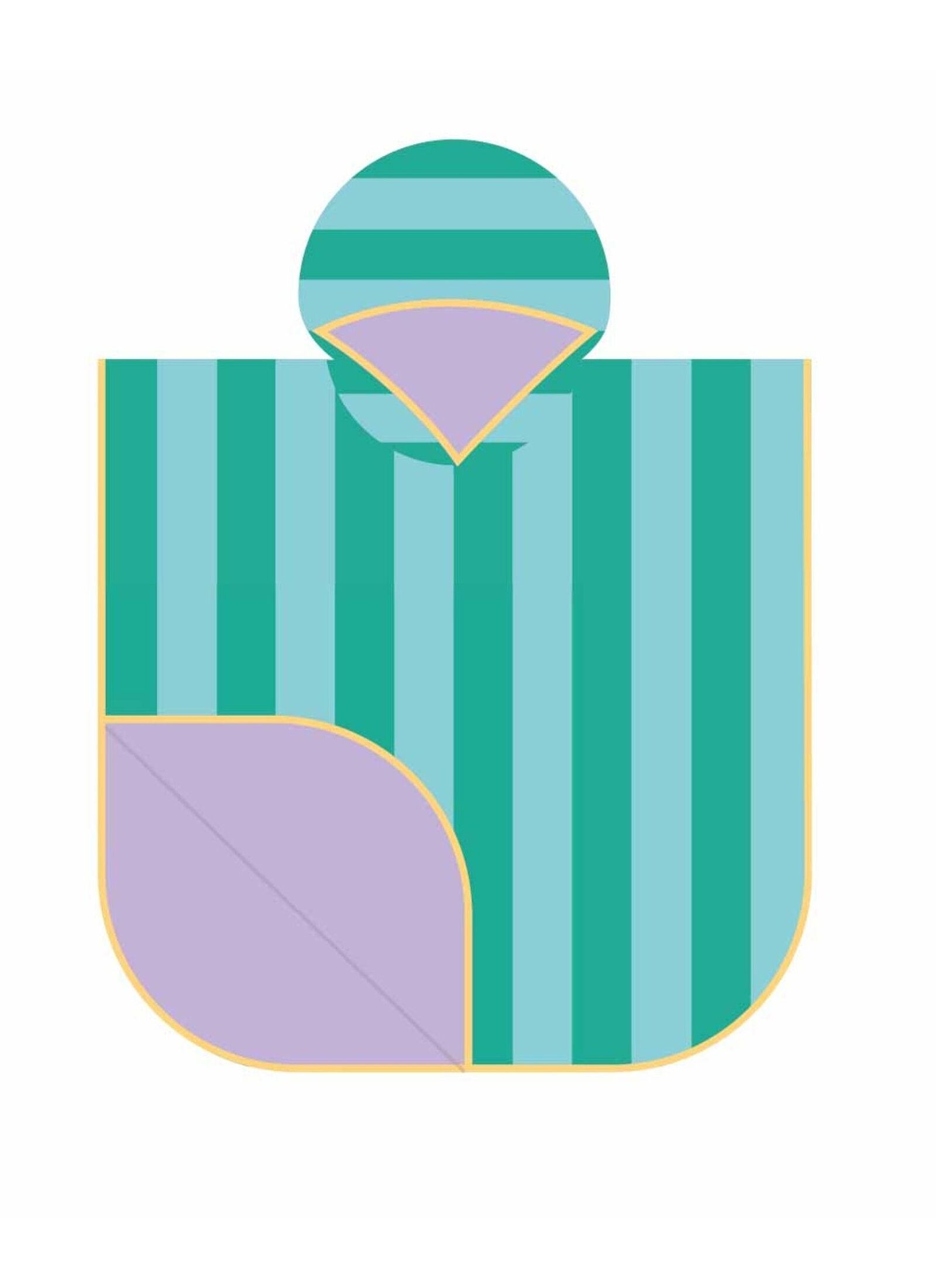 KIDS PONCHO LAGOON
