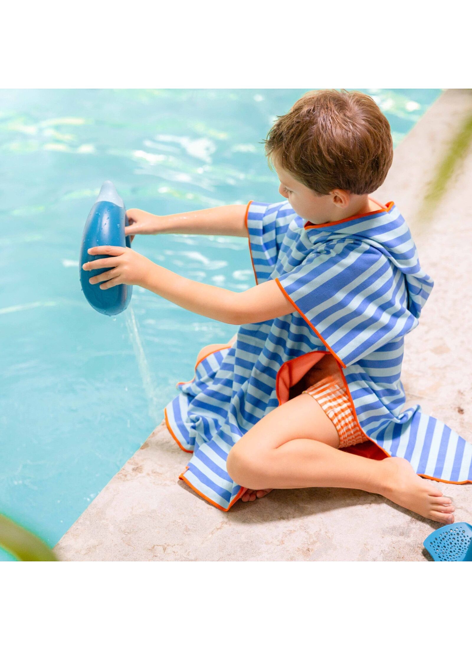 KIDS PONCHO OCEAN