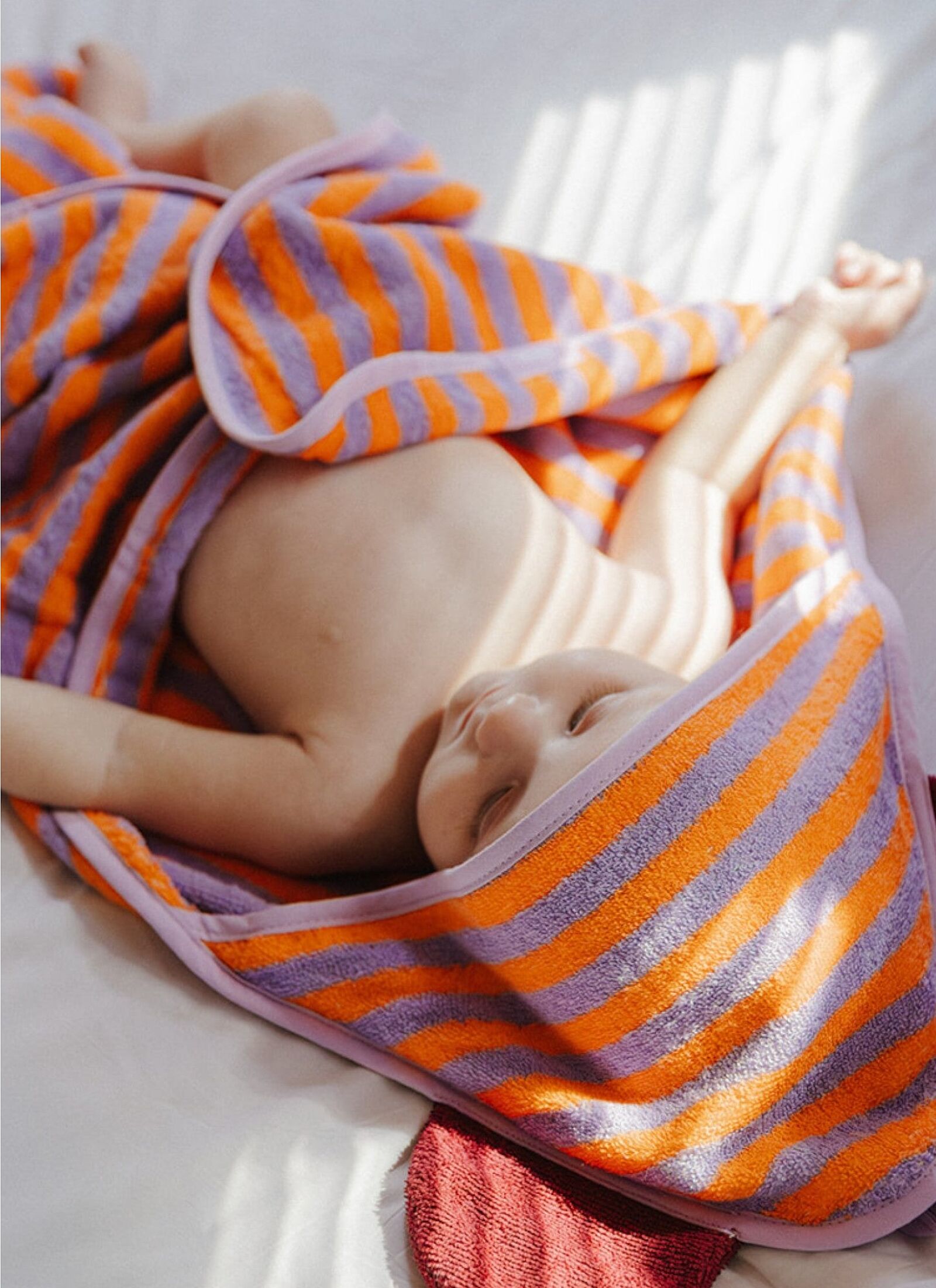 BATHROBE TOWEL TEDDY BEAR LAVENDER