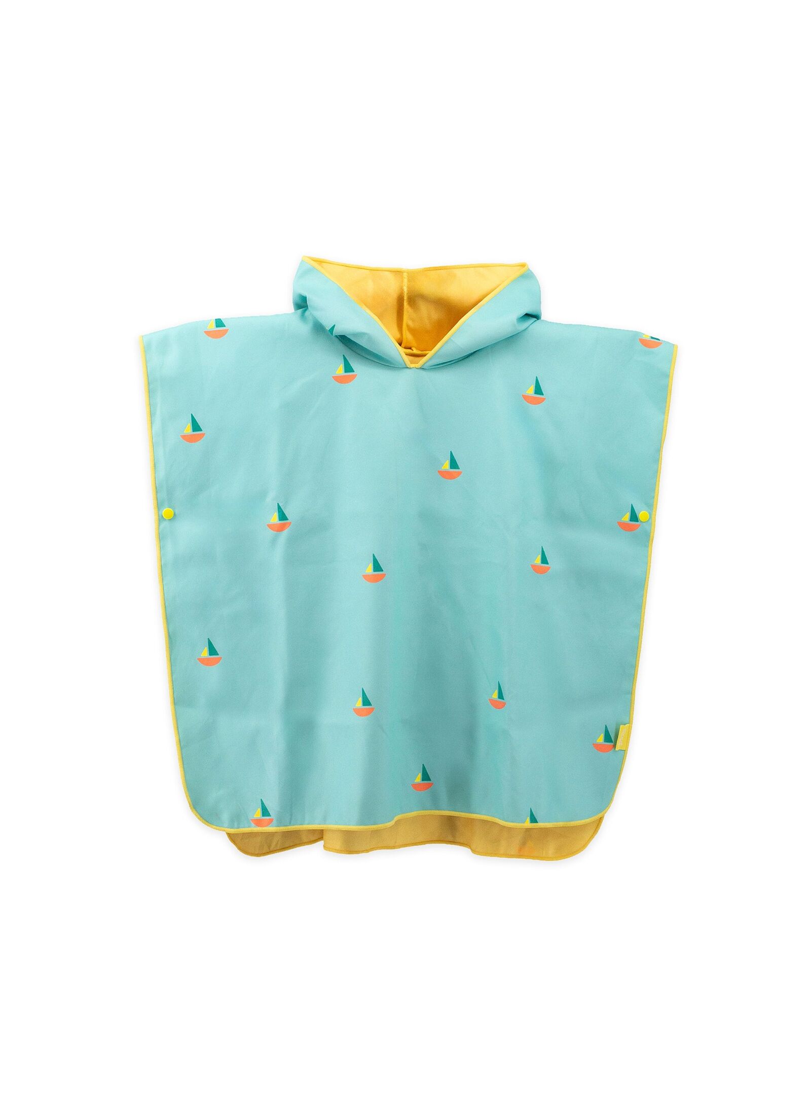 KIDS PONCHO BANANA BLUE