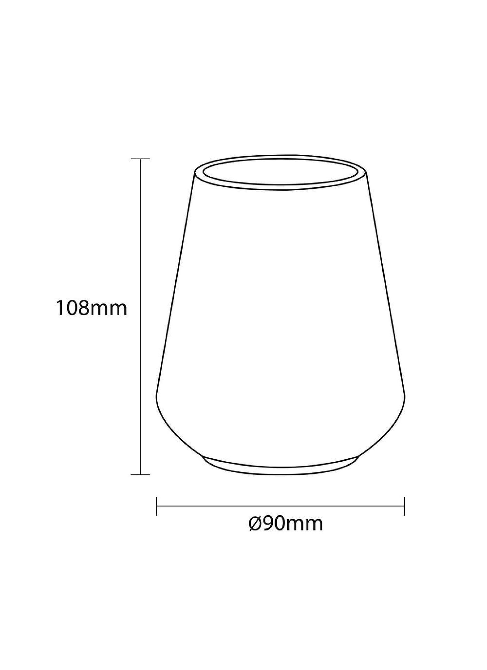 CUP CONICAL BLACK