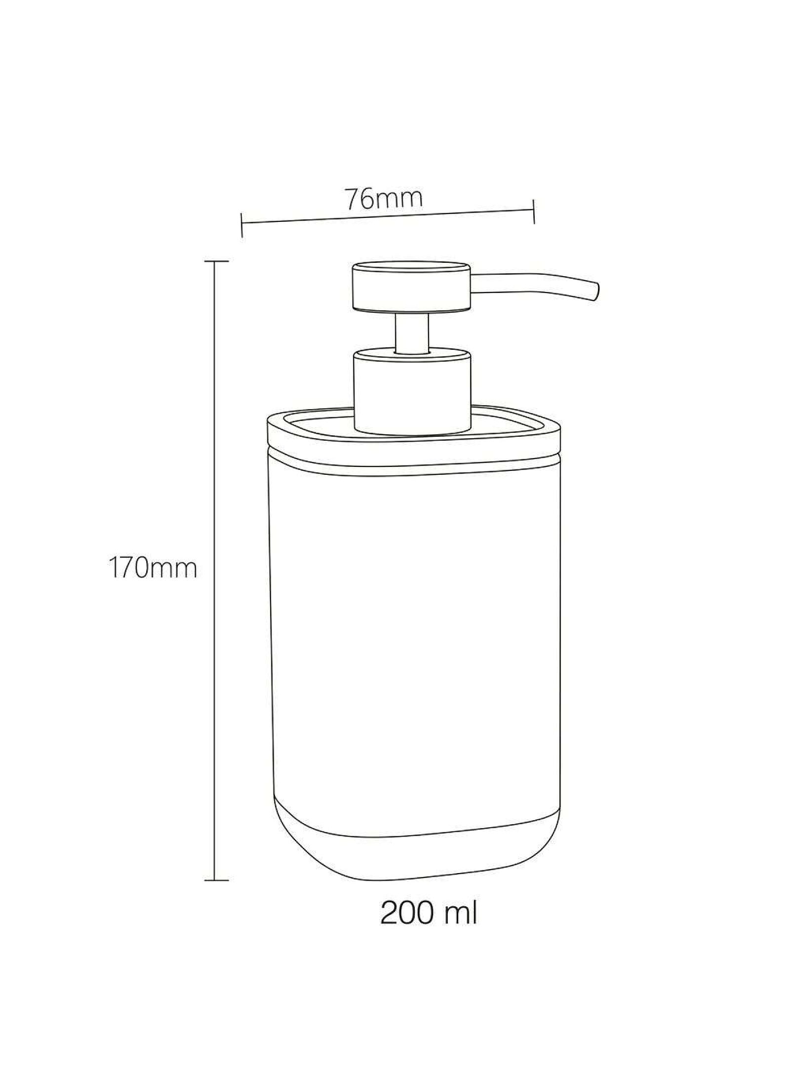 SOAP DISPENSER MIND BLACK