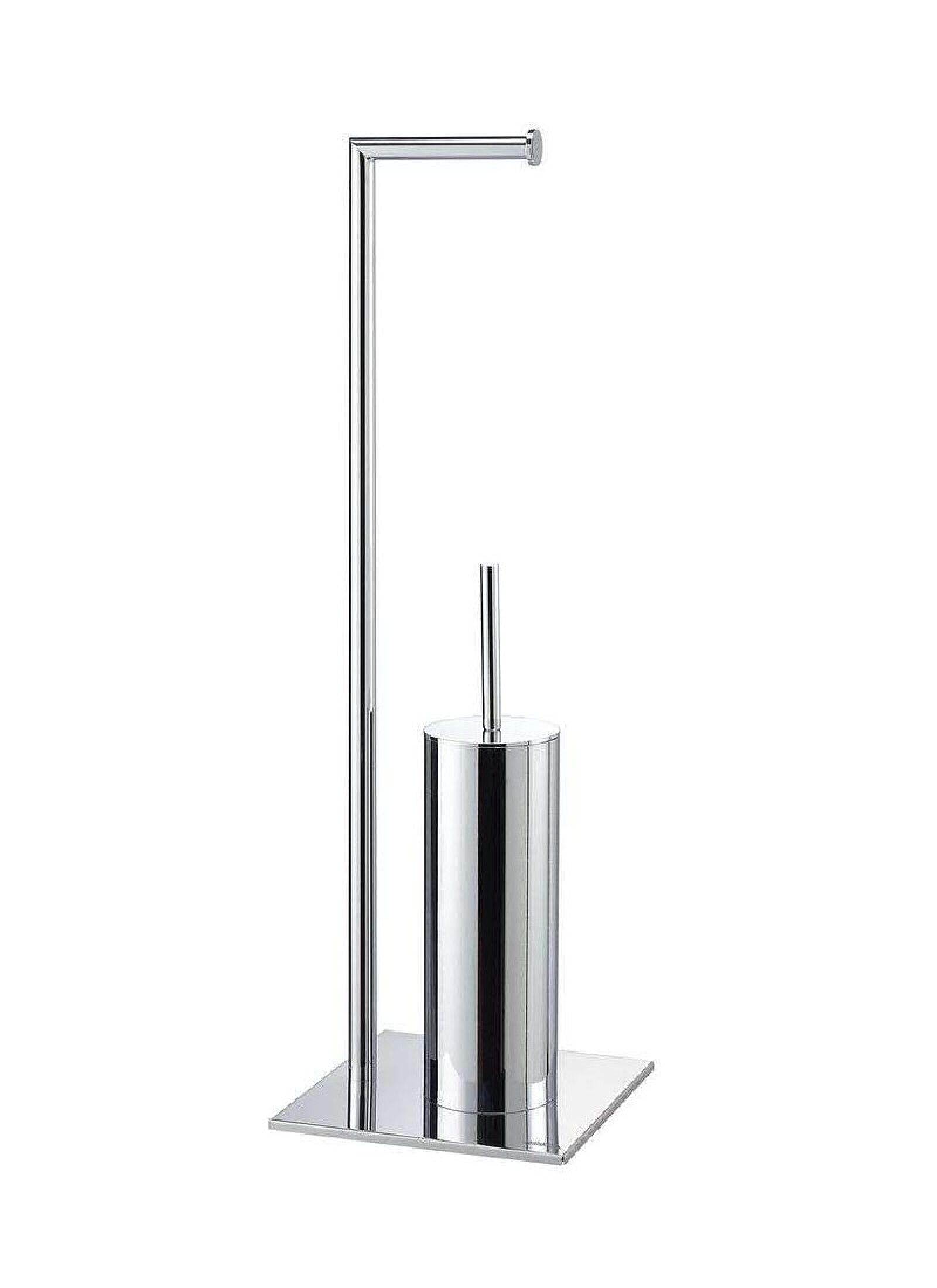 TOILET PAPER STAND &AMP; PEGAL CHROME