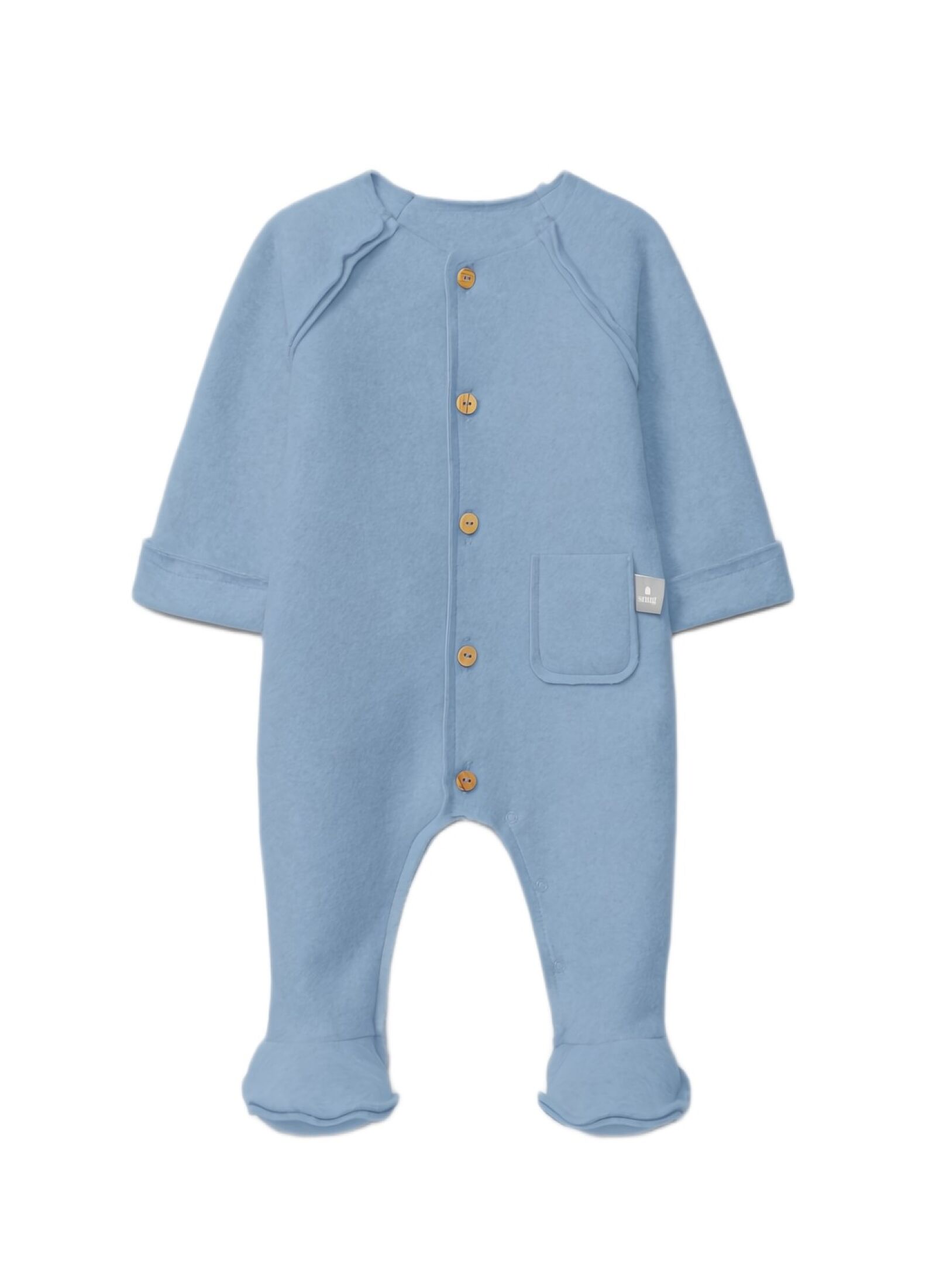 LONG-SLEEVED JUMPSUIT BLUE