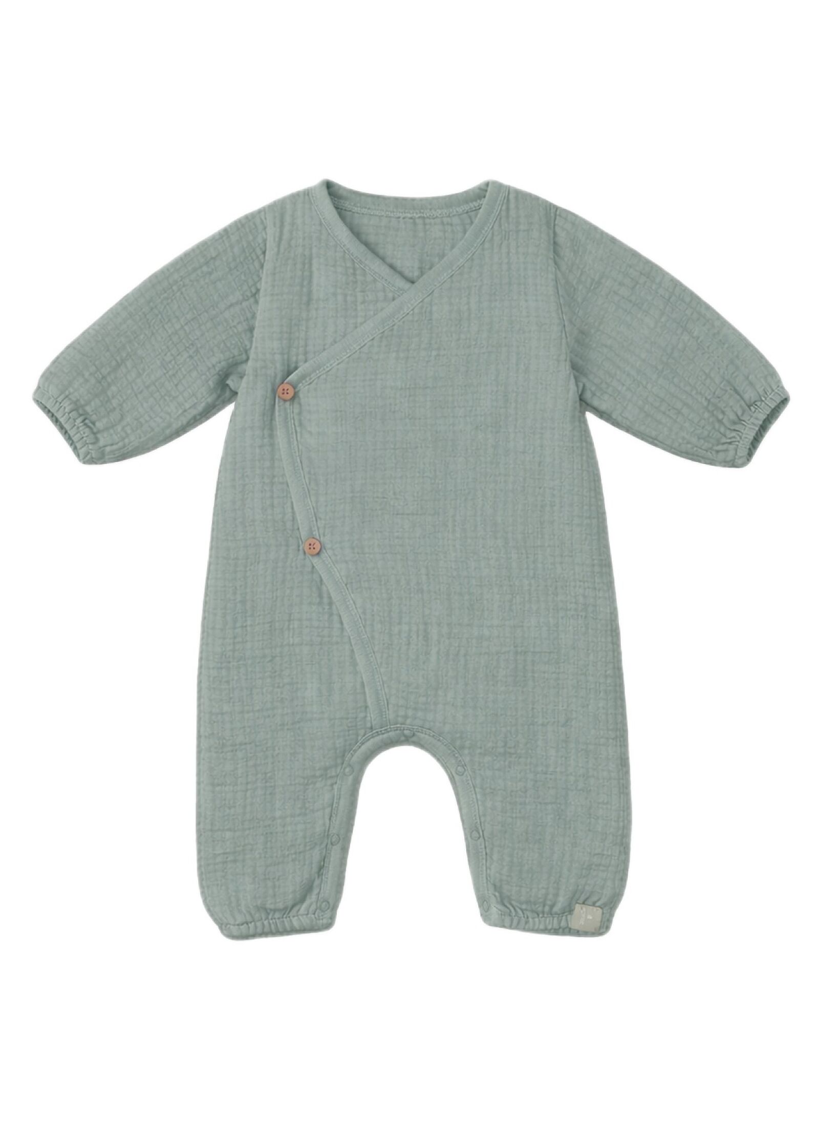 LONG-SLEEVED JUMPSUIT GREEN