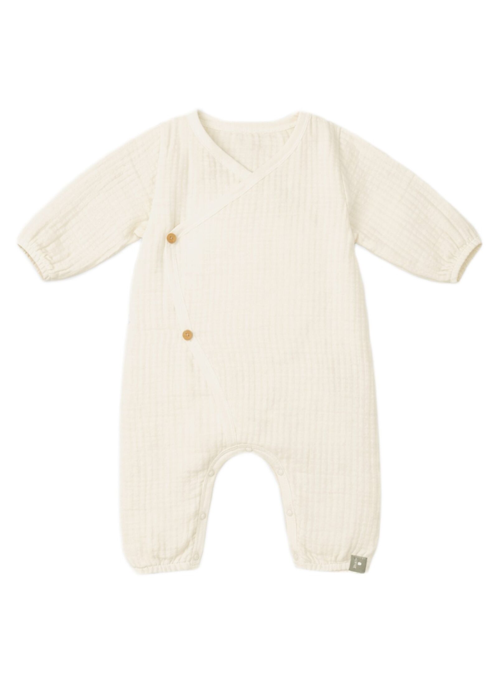 LONG-SLEEVED JUMPSUIT NATURAL