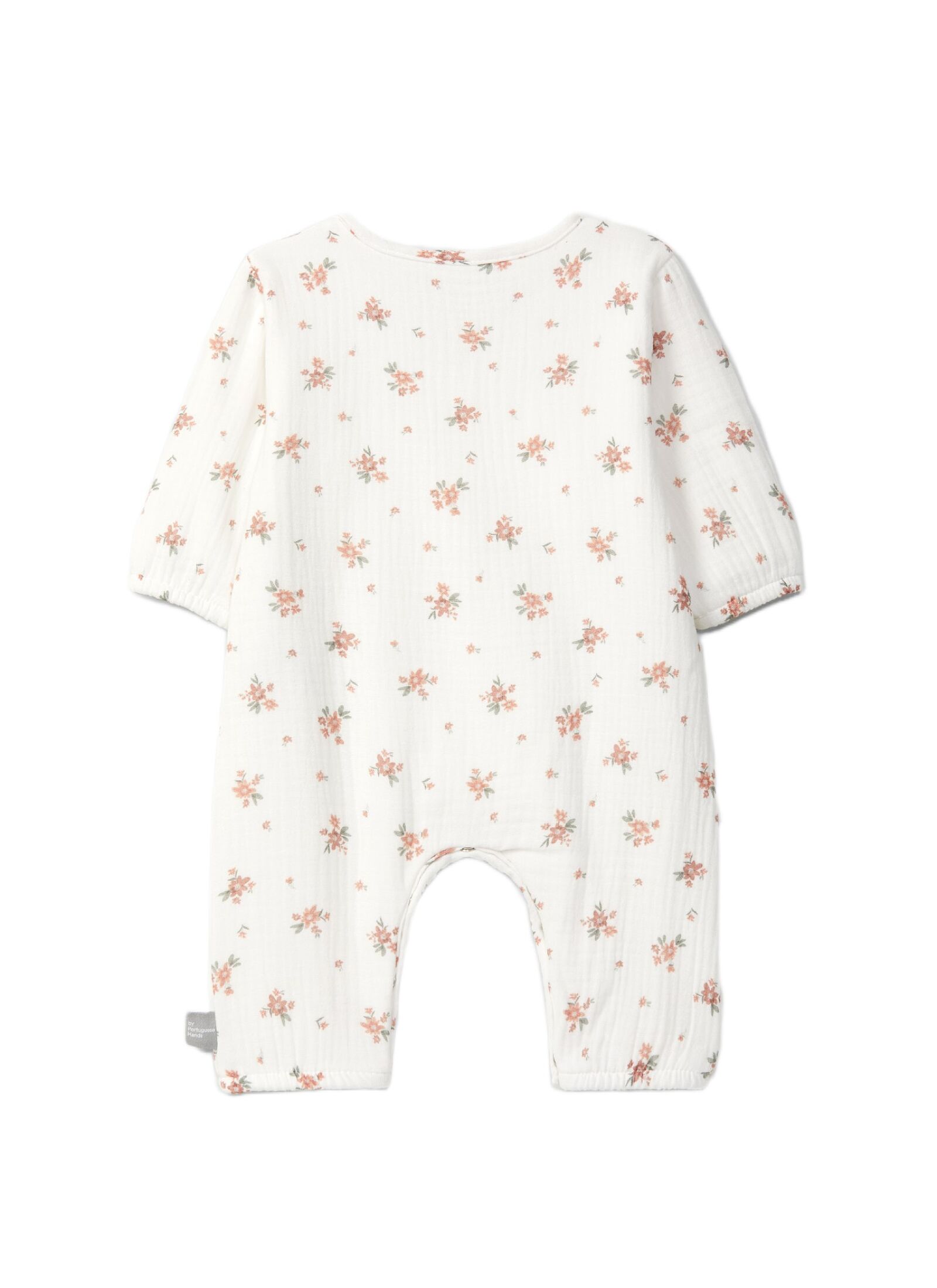 LONG-SLEEVED JUMPSUIT PINK FLOWER