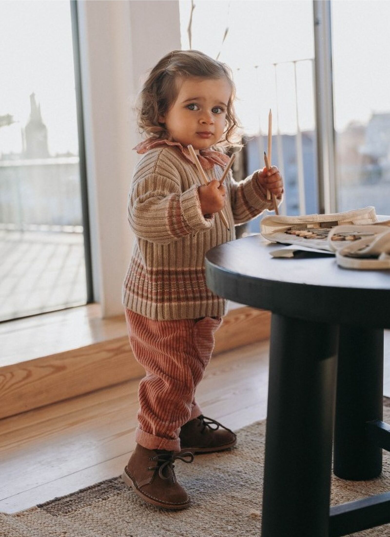 PANTS DARK PINK