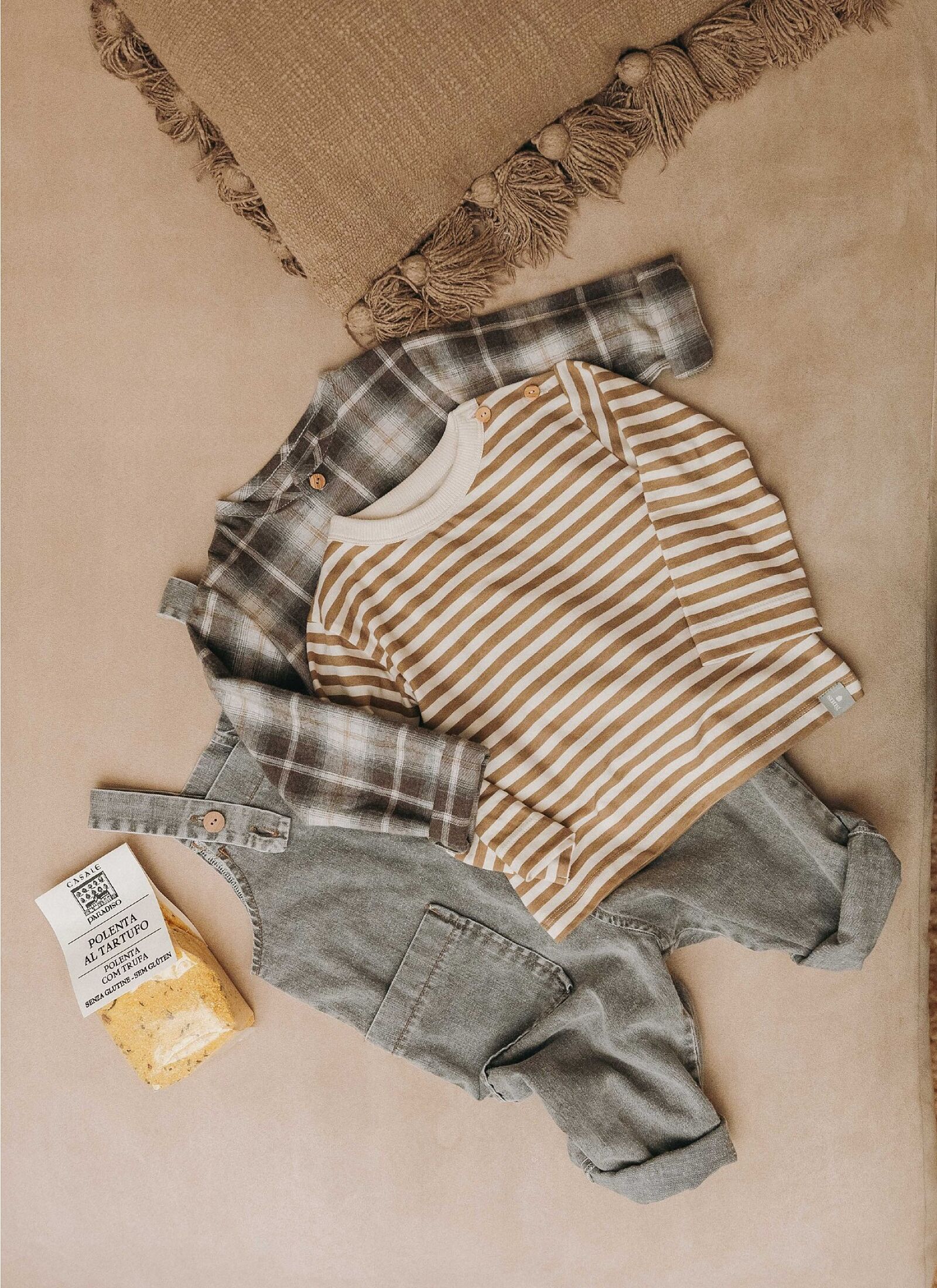 LONG SLEEVE T-SHIRT ALMOND