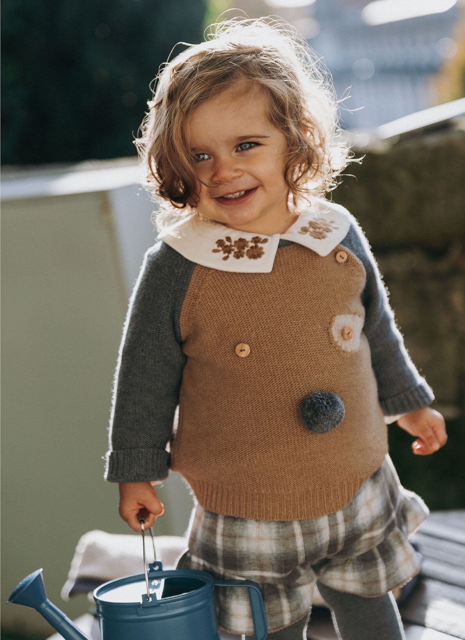 KNITTED JUMBER ALMOND