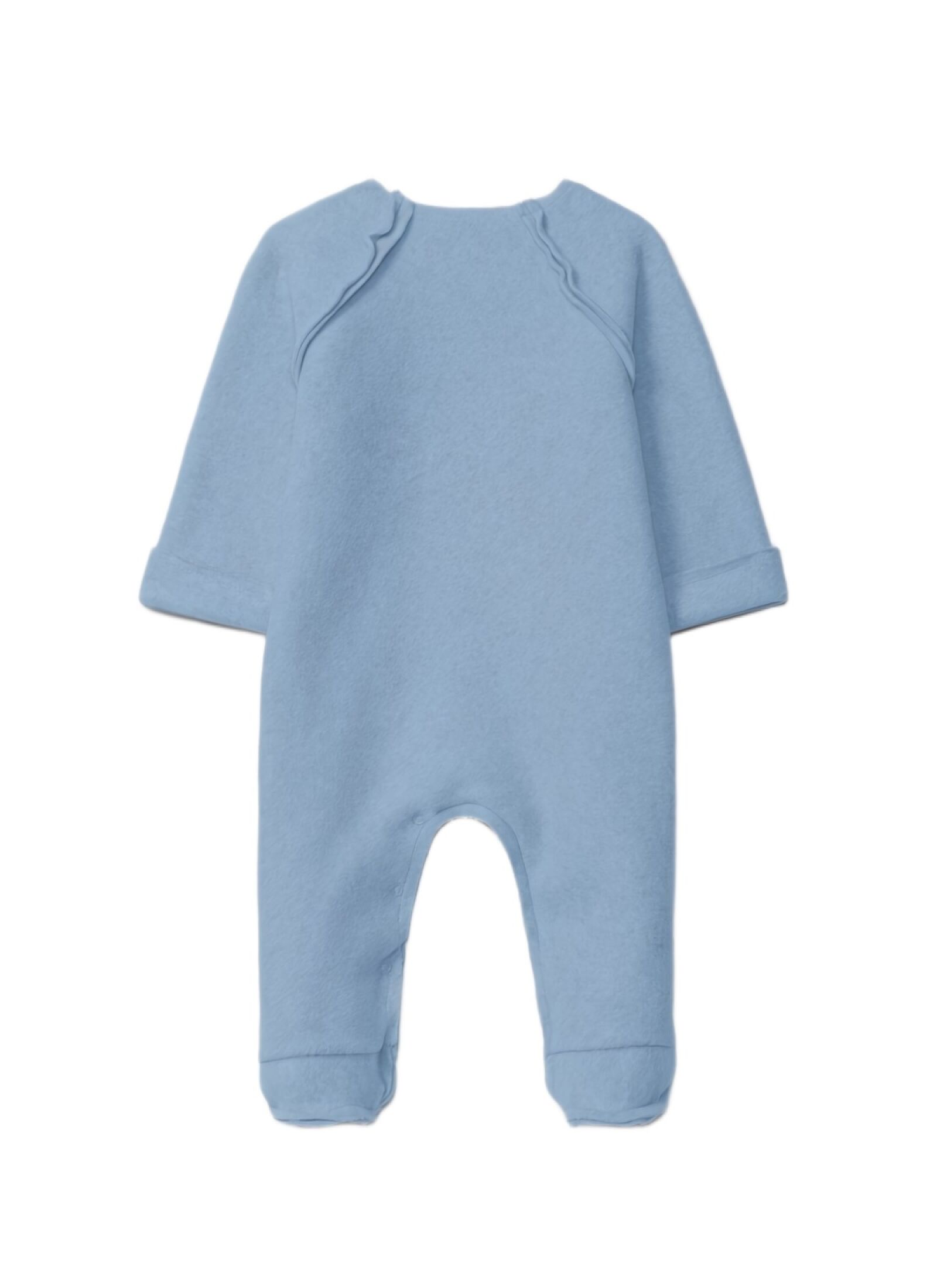 LONG-SLEEVED JUMPSUIT BLUE