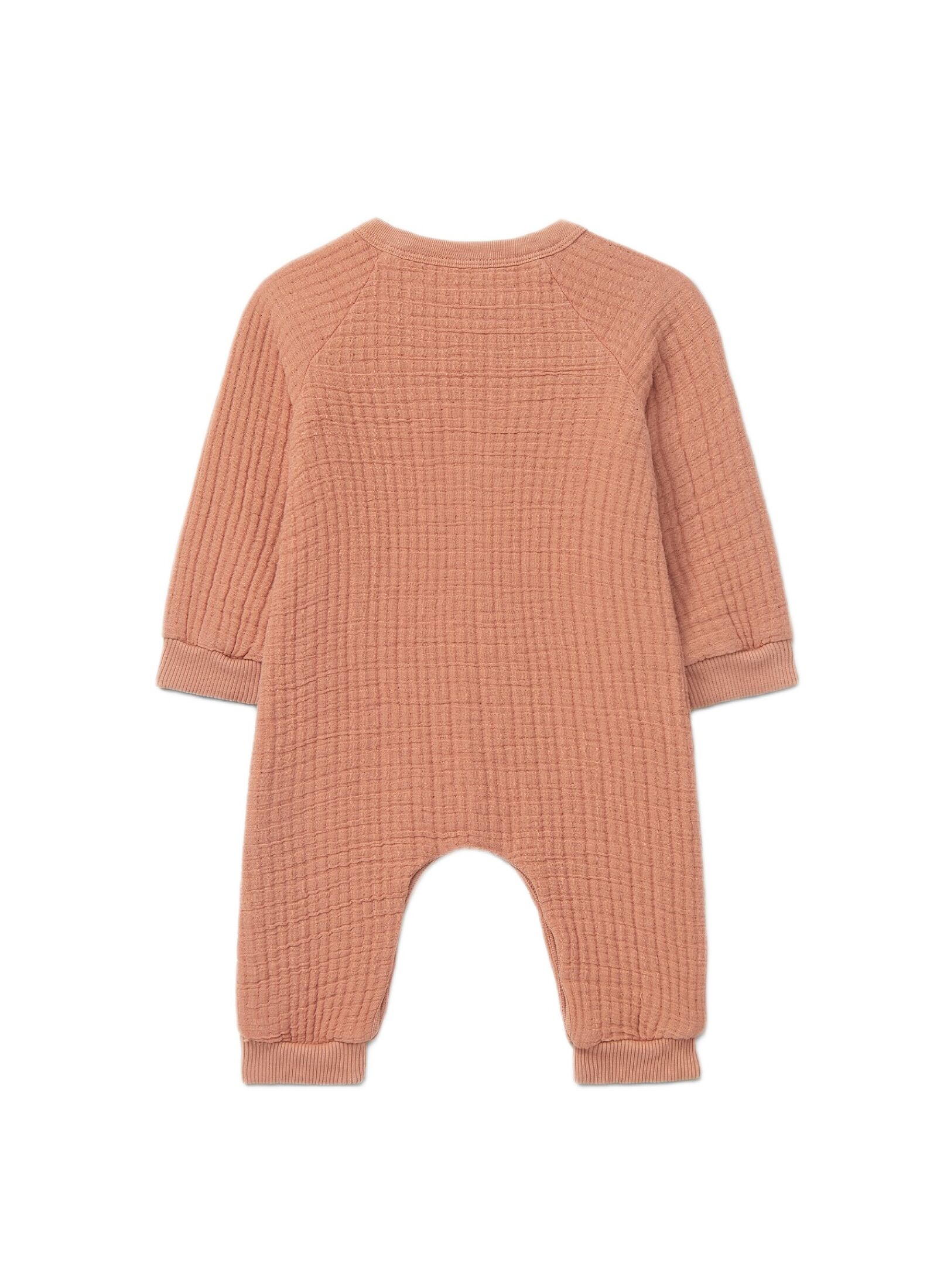 LONG-SLEEVED JUMPSUIT DARK PINK