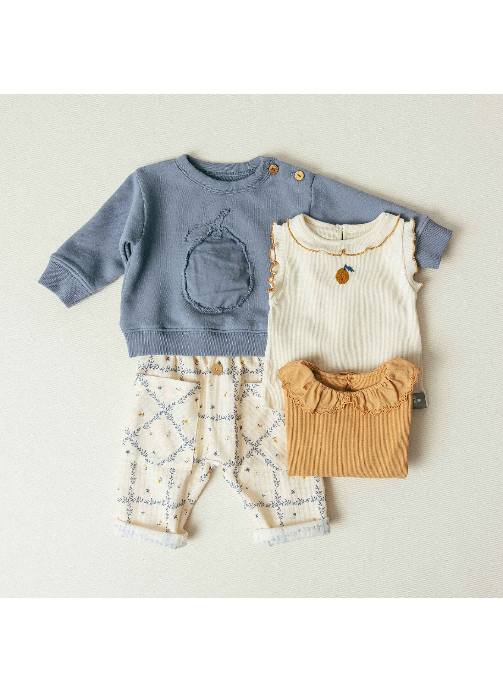 COTTON PANTS INDIGO