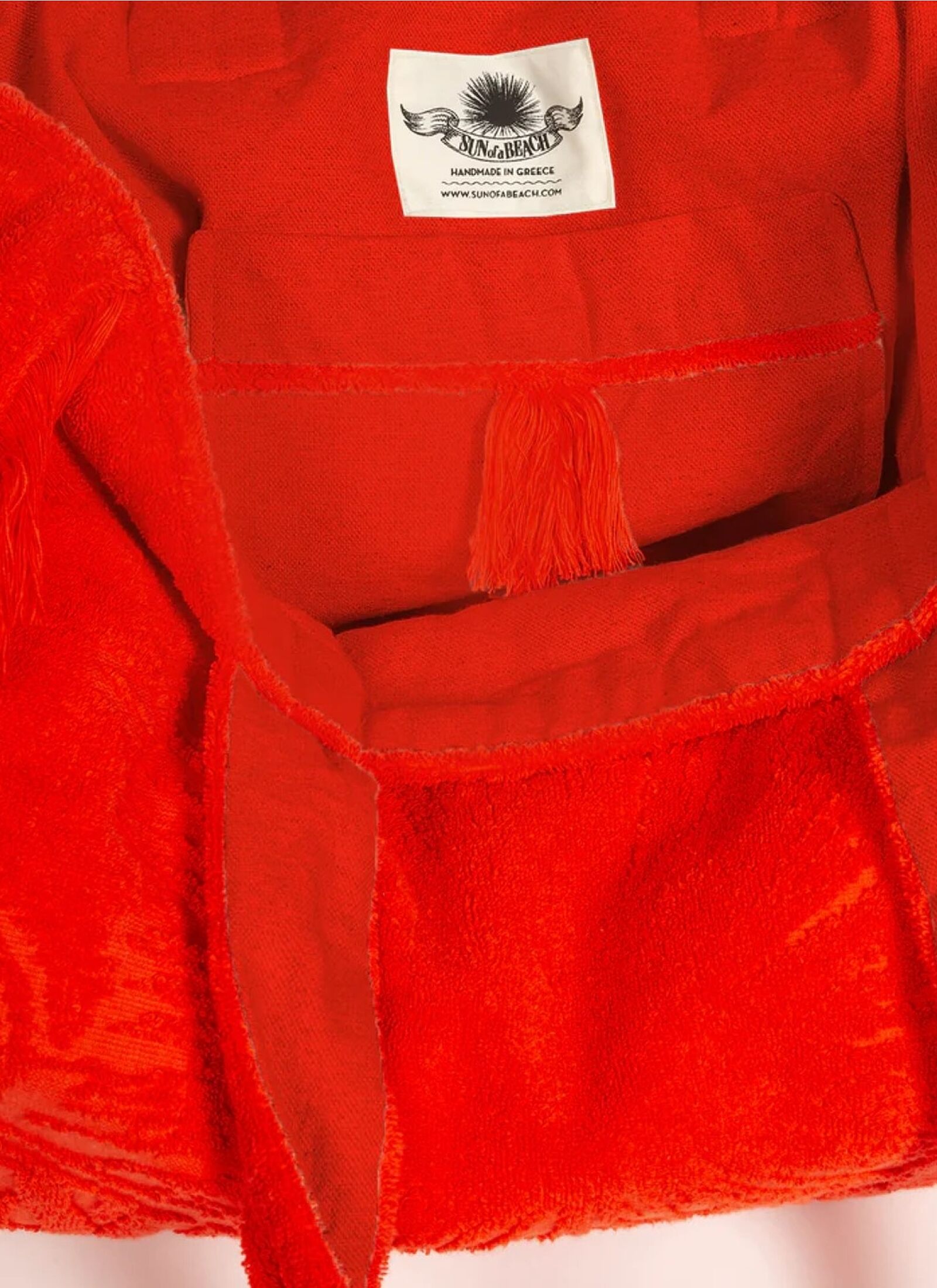 TERRY BEACH BAG JUST ORANGE