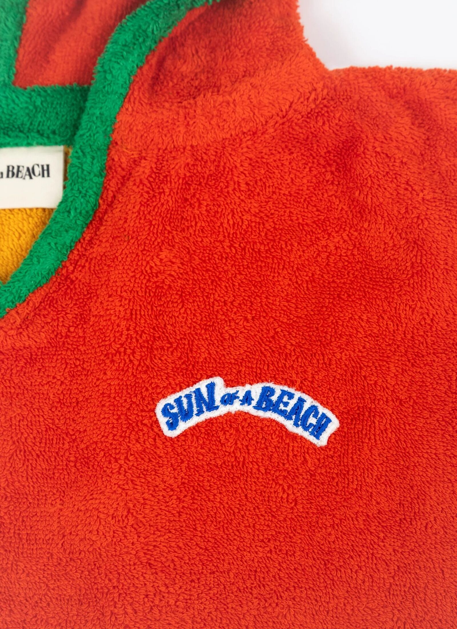 KIDS PONCHO MULTI ORANGE