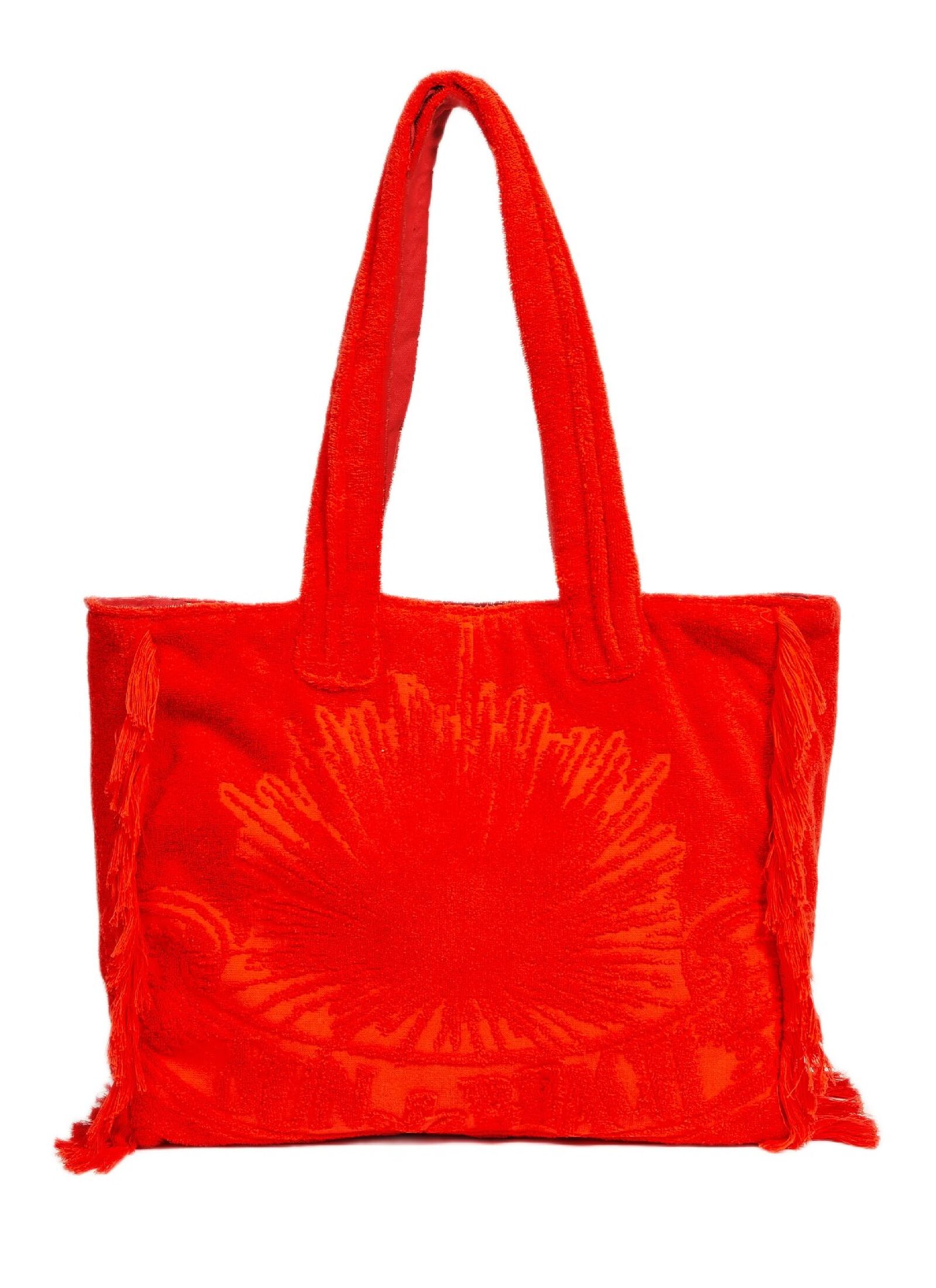 TERRY BEACH BAG JUST ORANGE