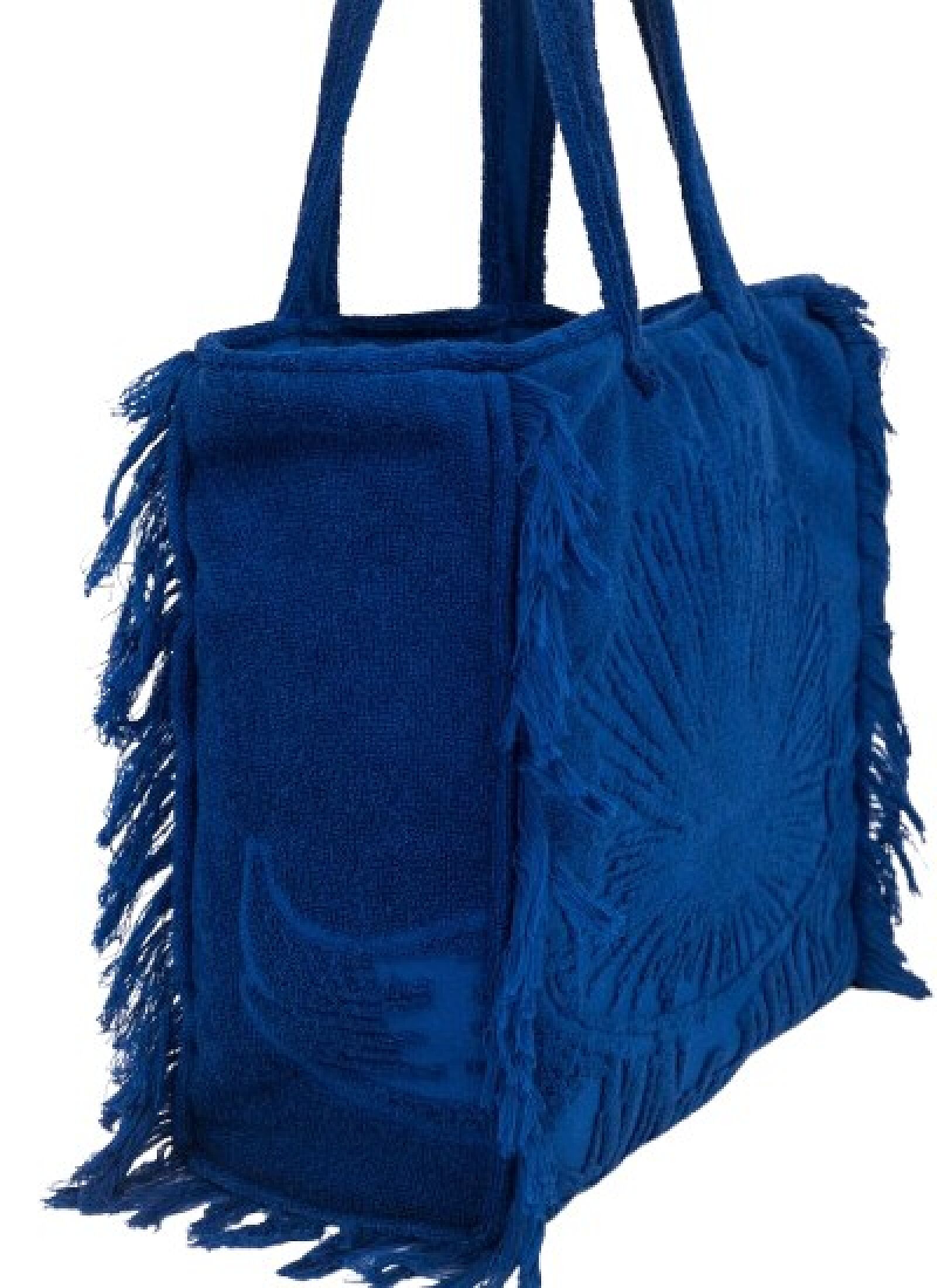 TERRY BEACH BAG DEEP BLUE