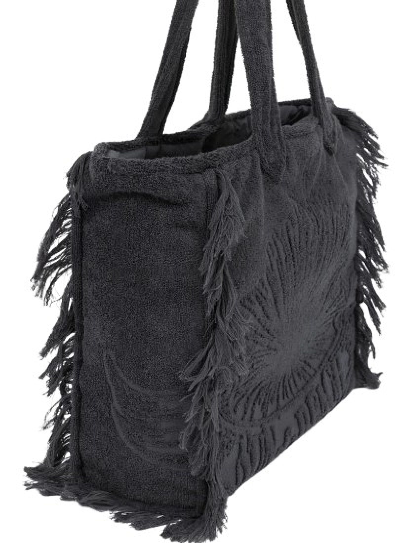 TERRY BEACH BAG GRAPHITE