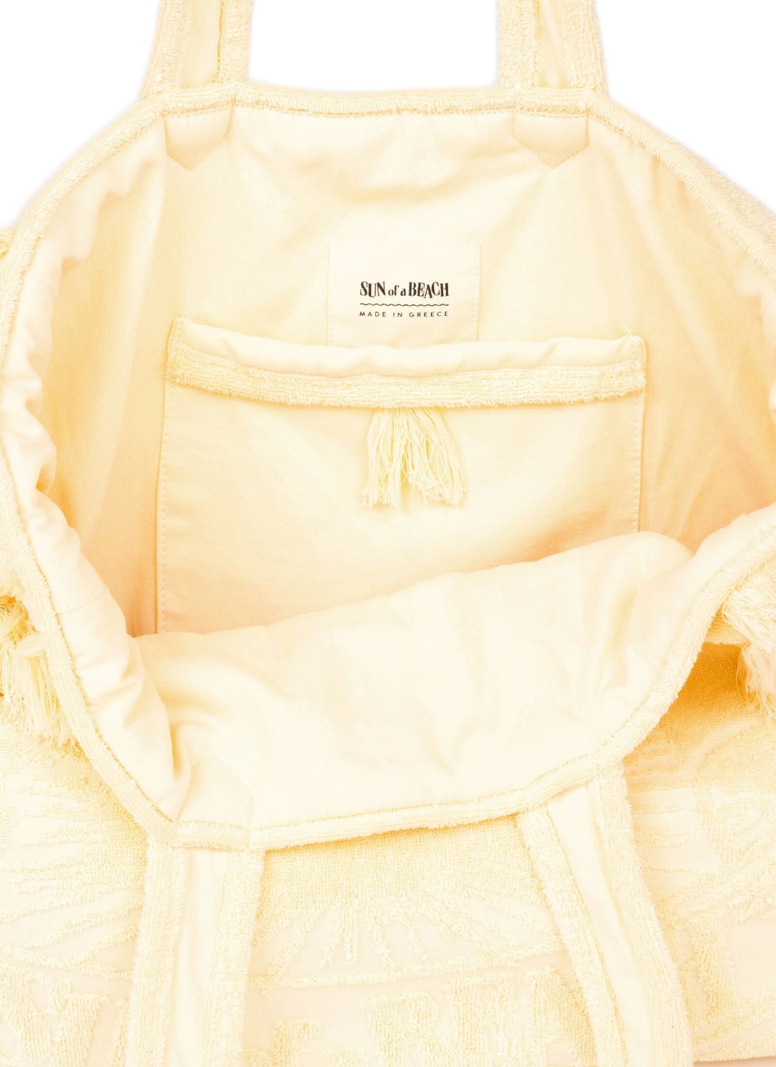 TERRY BEACH BAG VANILLA