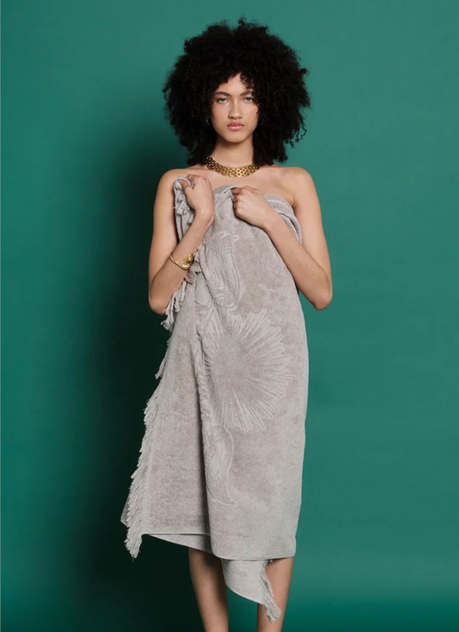 BEACH TOWEL JUST GREIGE