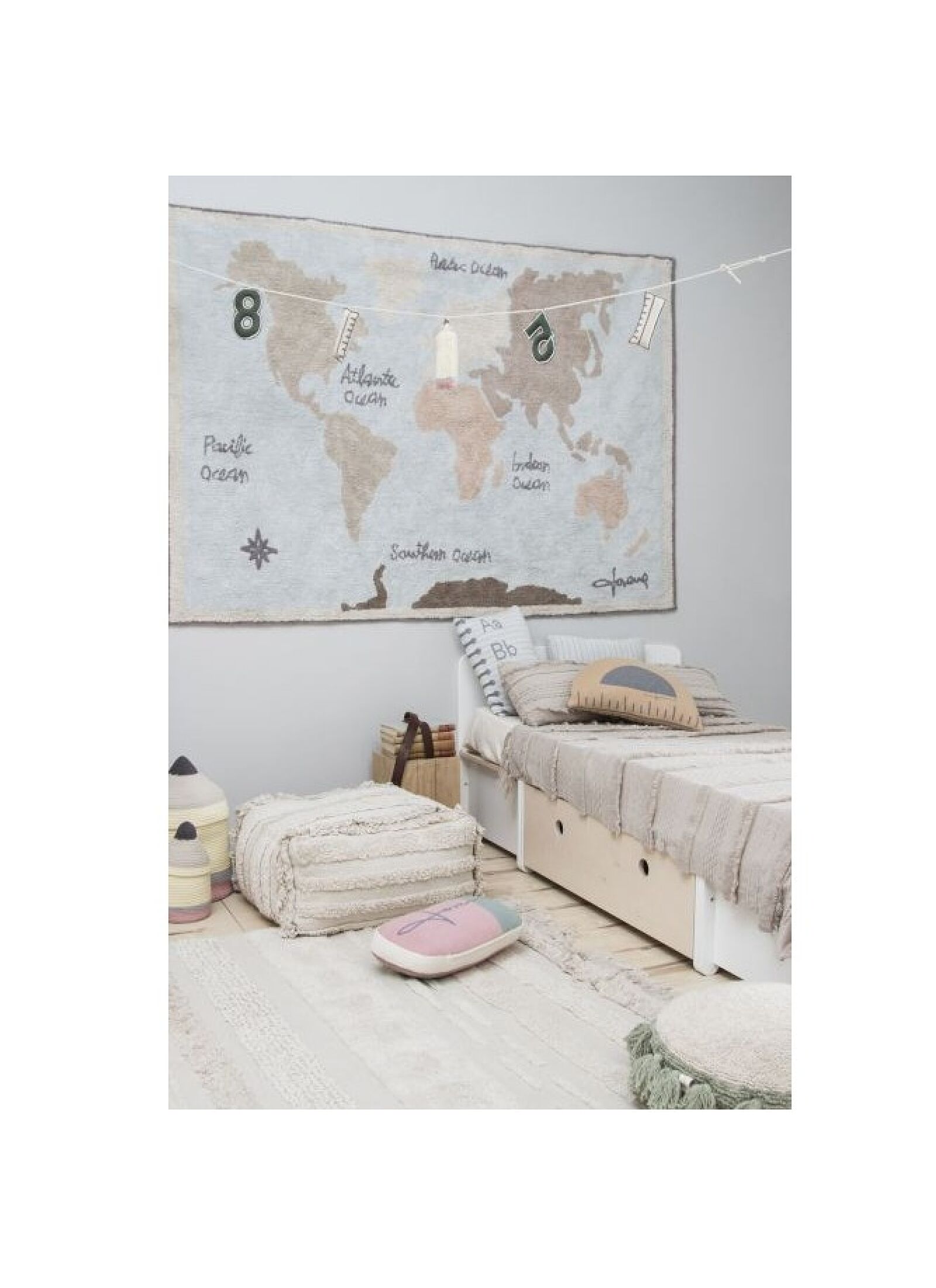 RUG VINTAGE MAP (140X200)