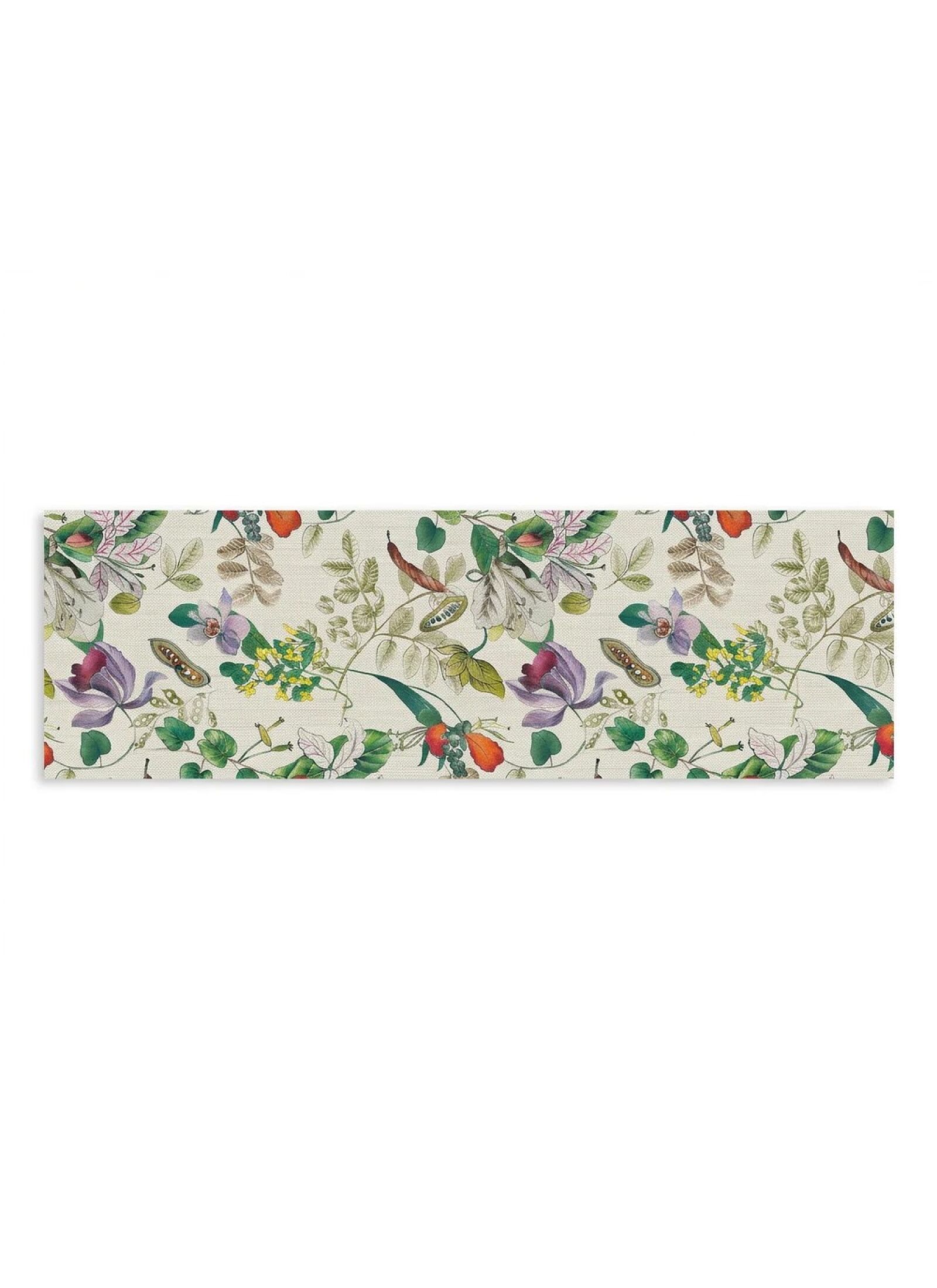 RUNNER LINEN CAROB