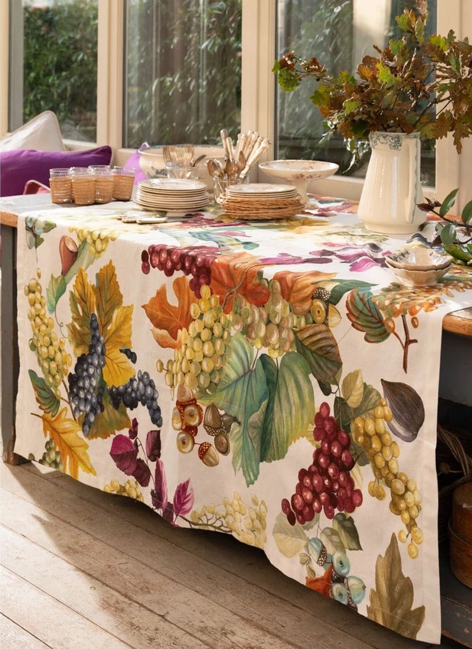 LINEN TABLECLOTH VINDEMIA