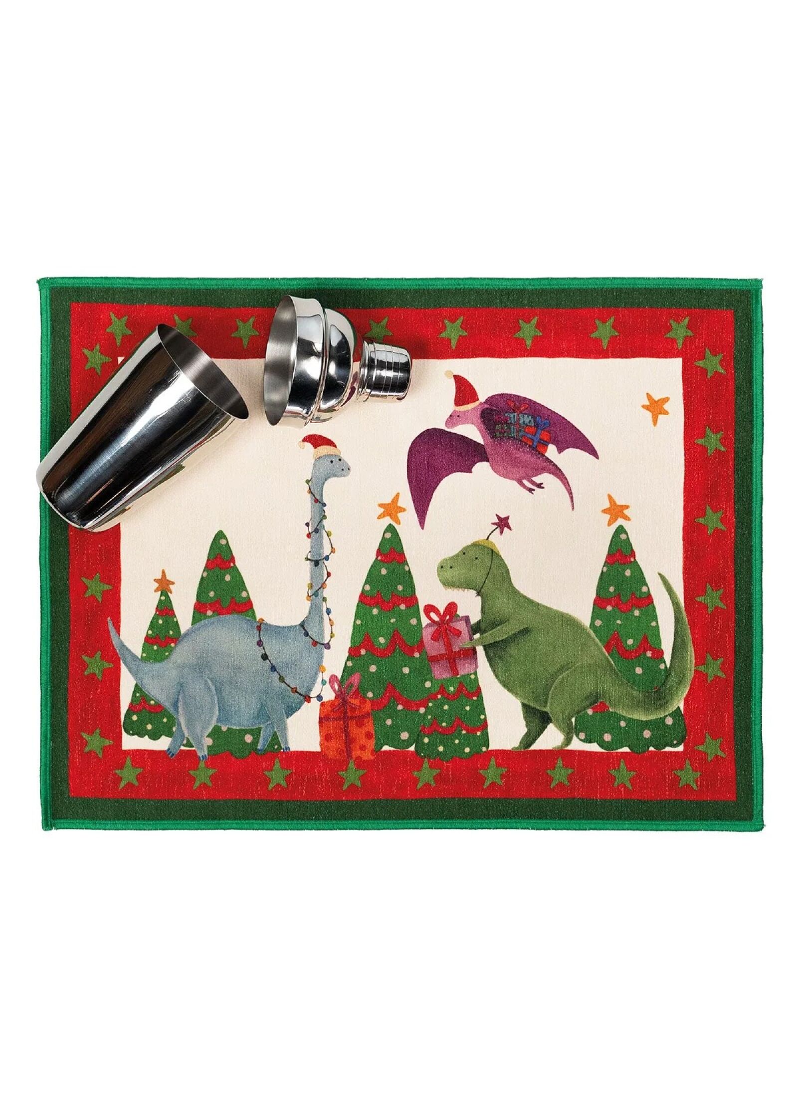 PLACEMAT 2PCS JURASSICXMAS