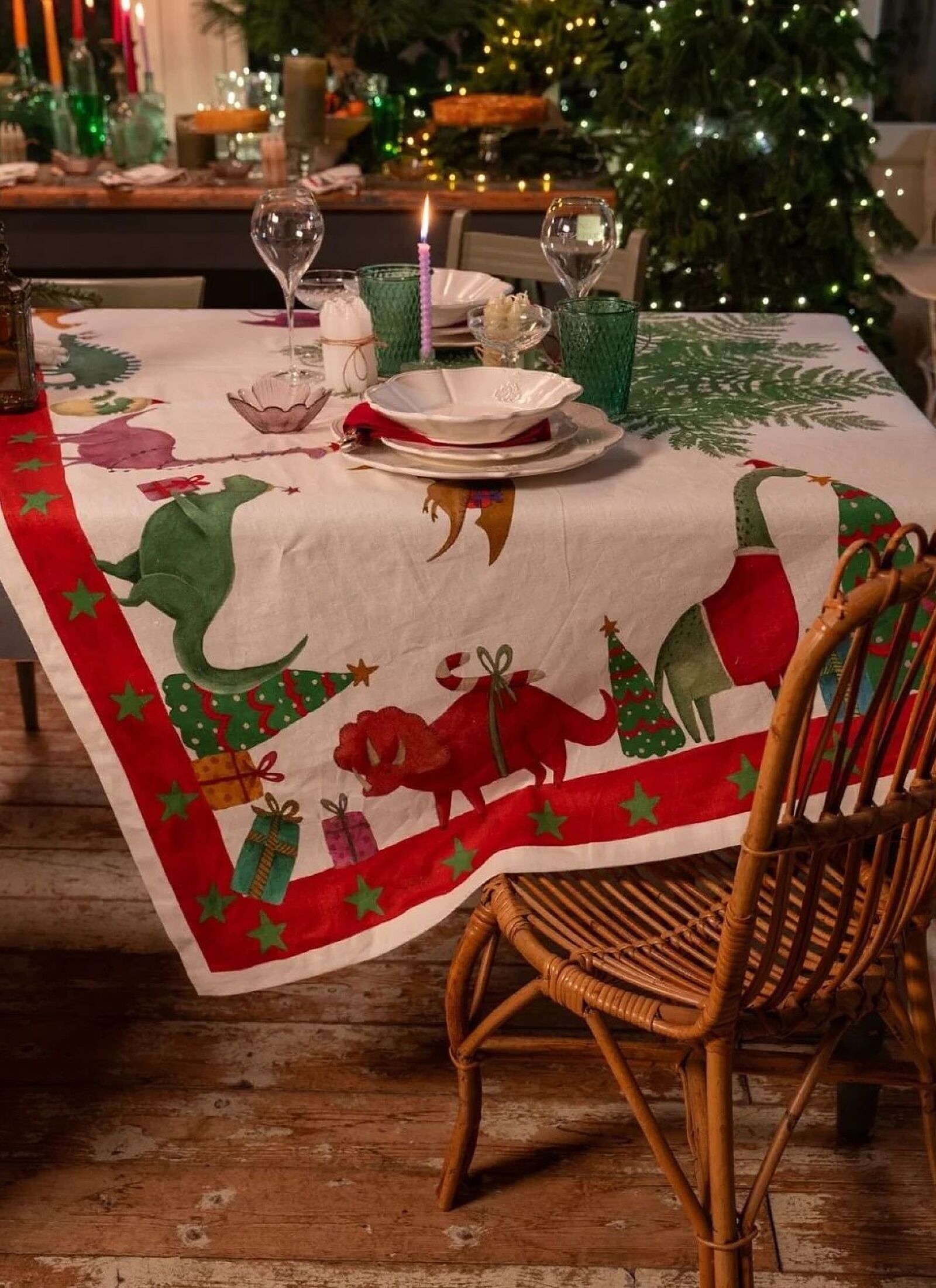 TABLECLOTH JURASSICXMAS