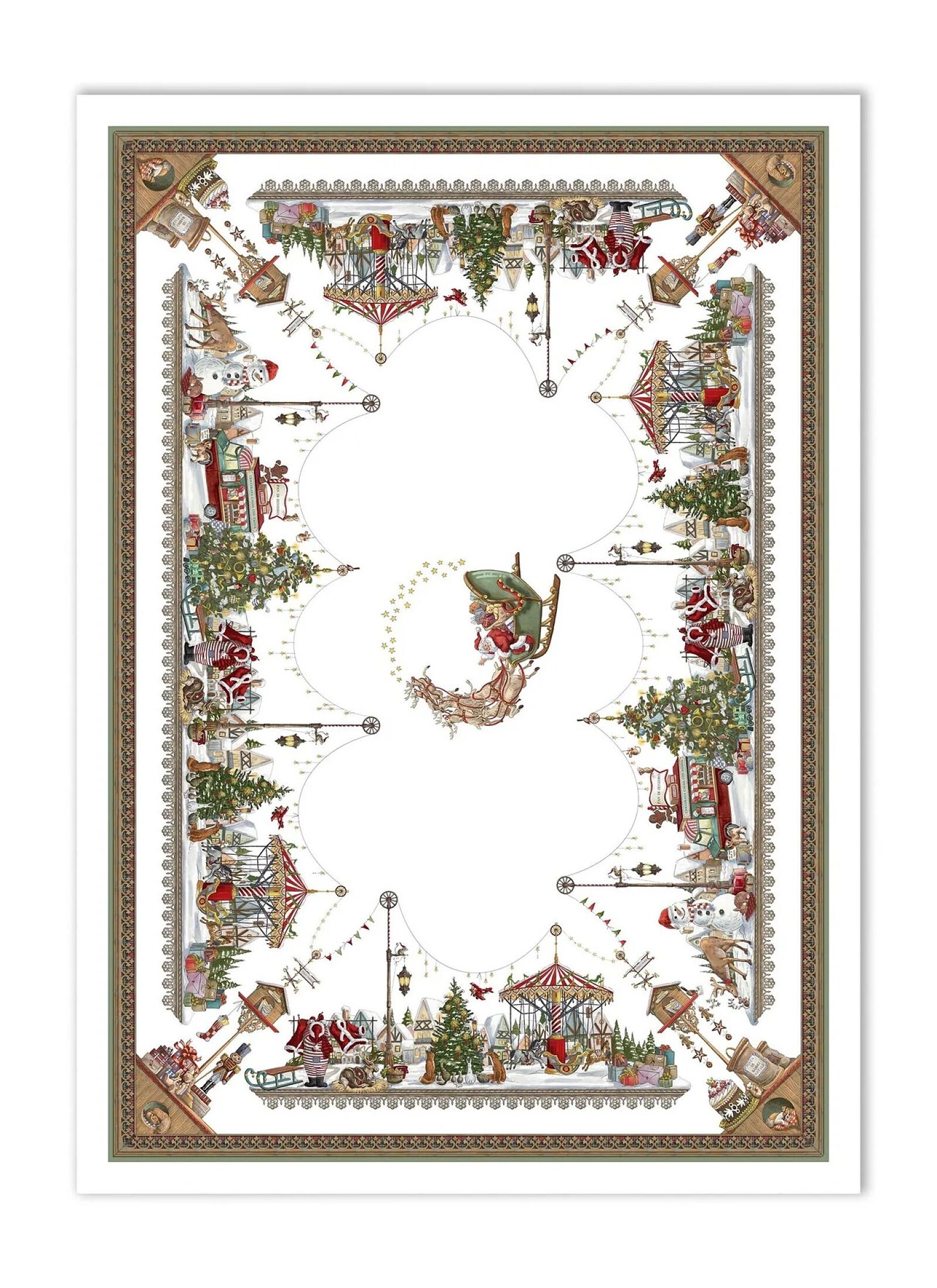 LINEN TABLECLOTH NATALIS