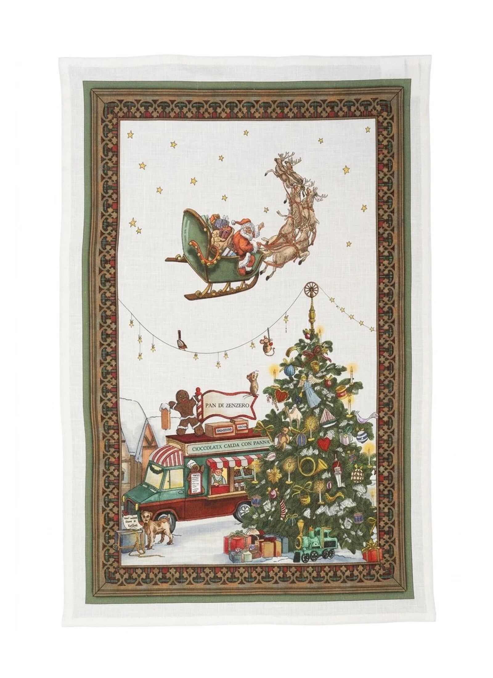 LINEN KITCHEN TOWEL NATALIS SLITTA